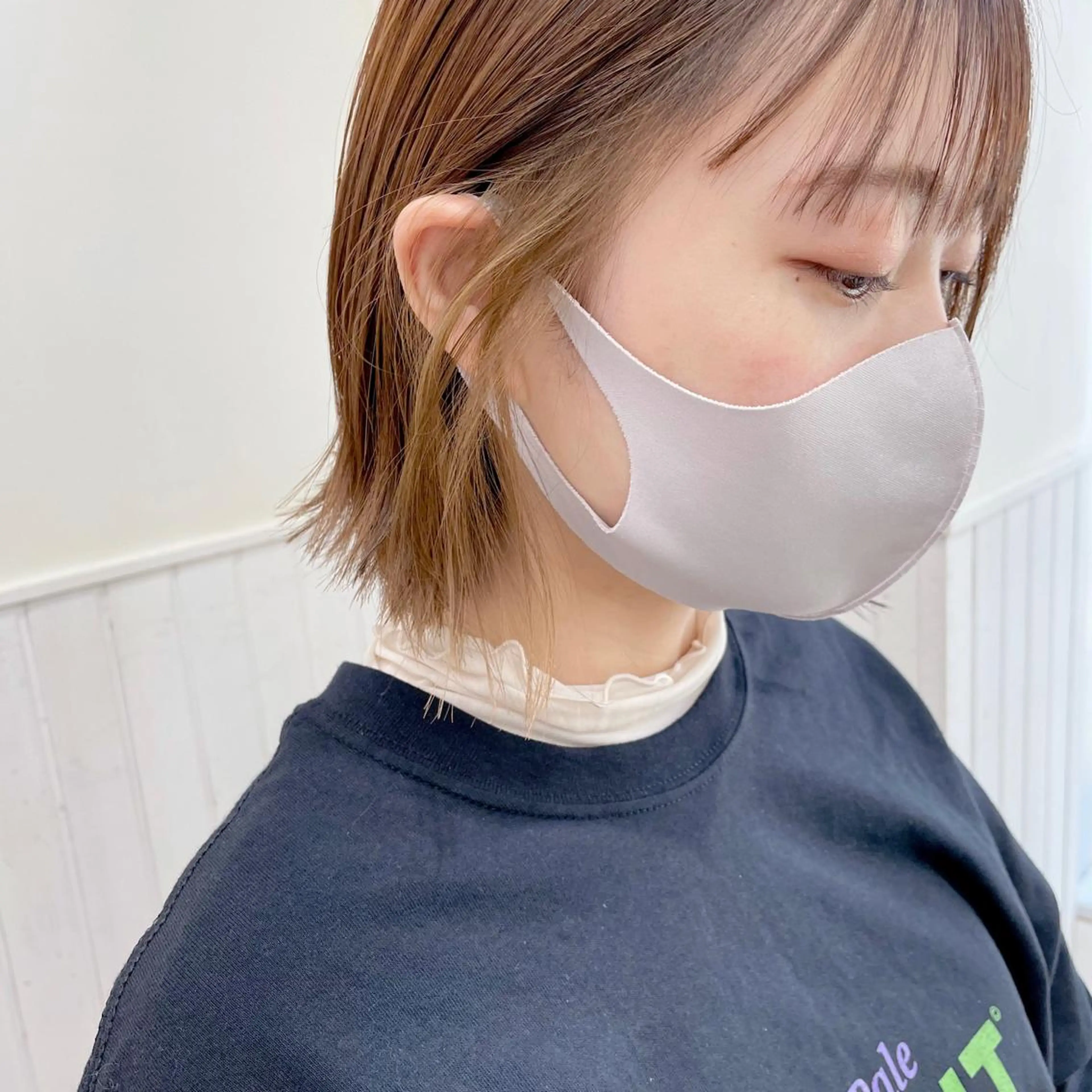 ミディアム カラー 🤎ベージュカラー 🐶メンズパーマのヘアスタイル