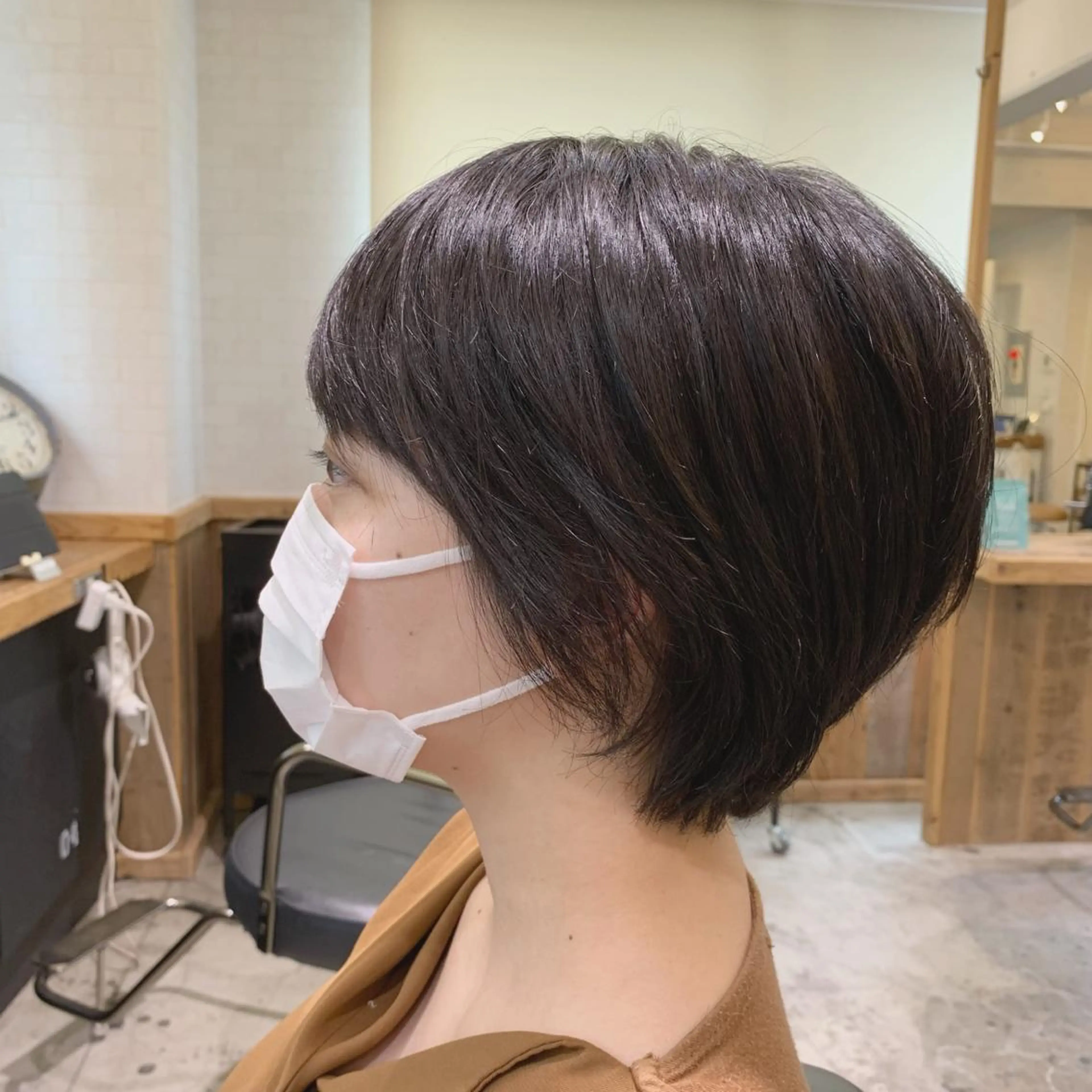 ショート カラー カット ヘアカラー トリートメント ノグチ ナツコのヘアスタイル
