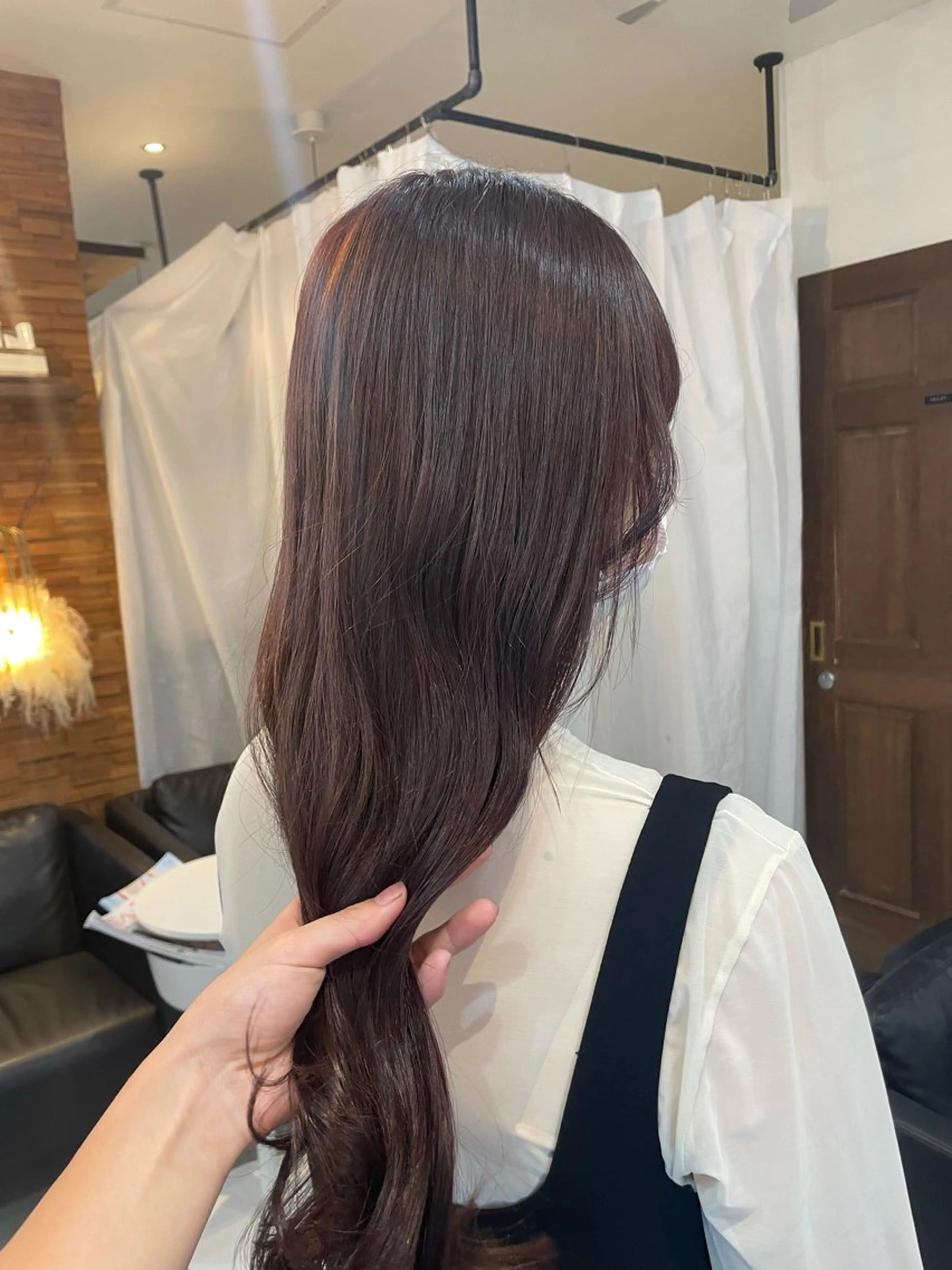 ロング カラー ラベンダーカラー ピンクカラー ピンクラベンダー 顔周りカット 🎀サヤカ🎀のヘアスタイル