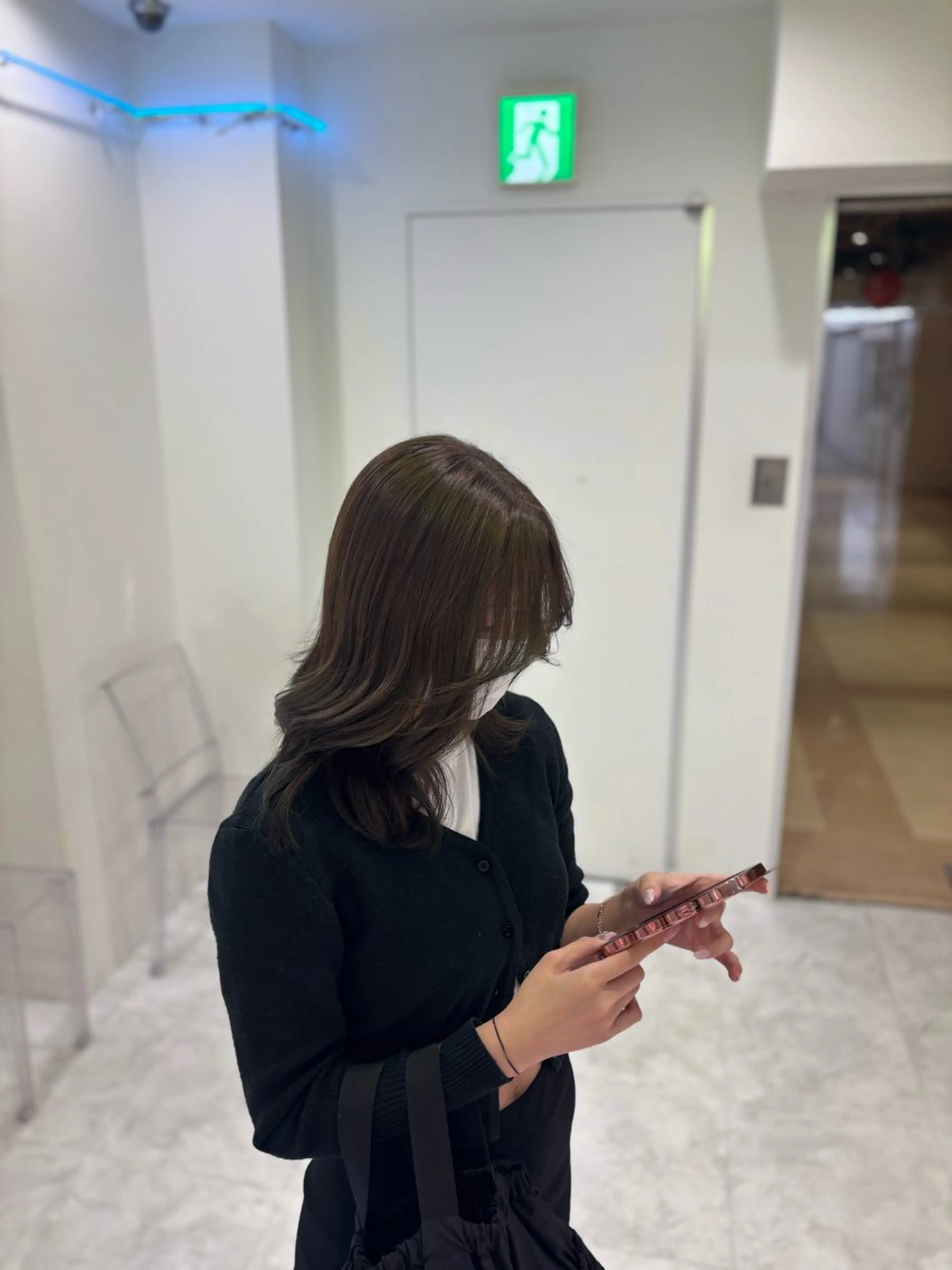 セミロング カラー 大人っぽベージュ🤍 当日予約◎ヒロトのヘアスタイル