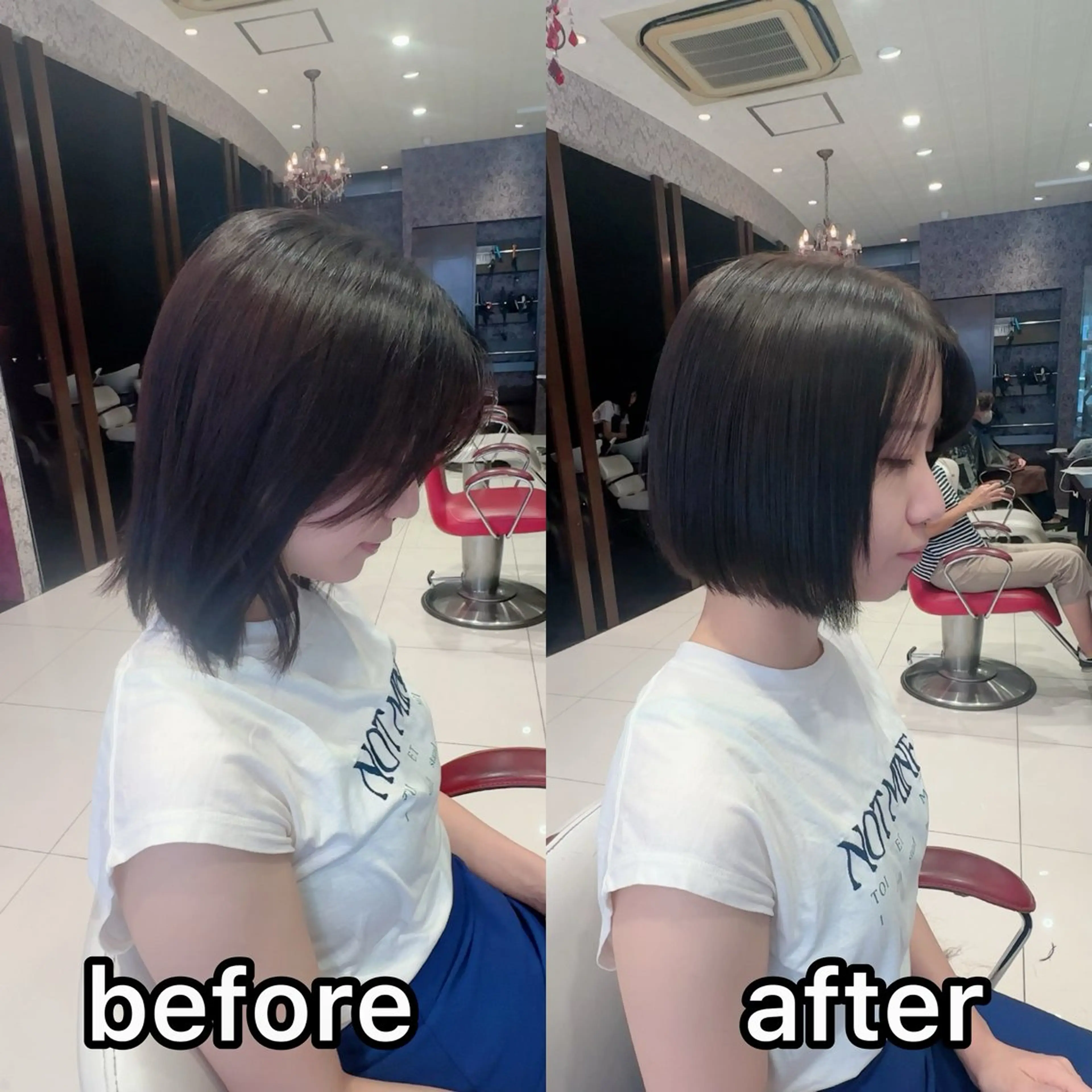 ミディアム 益野 凌のヘアスタイル