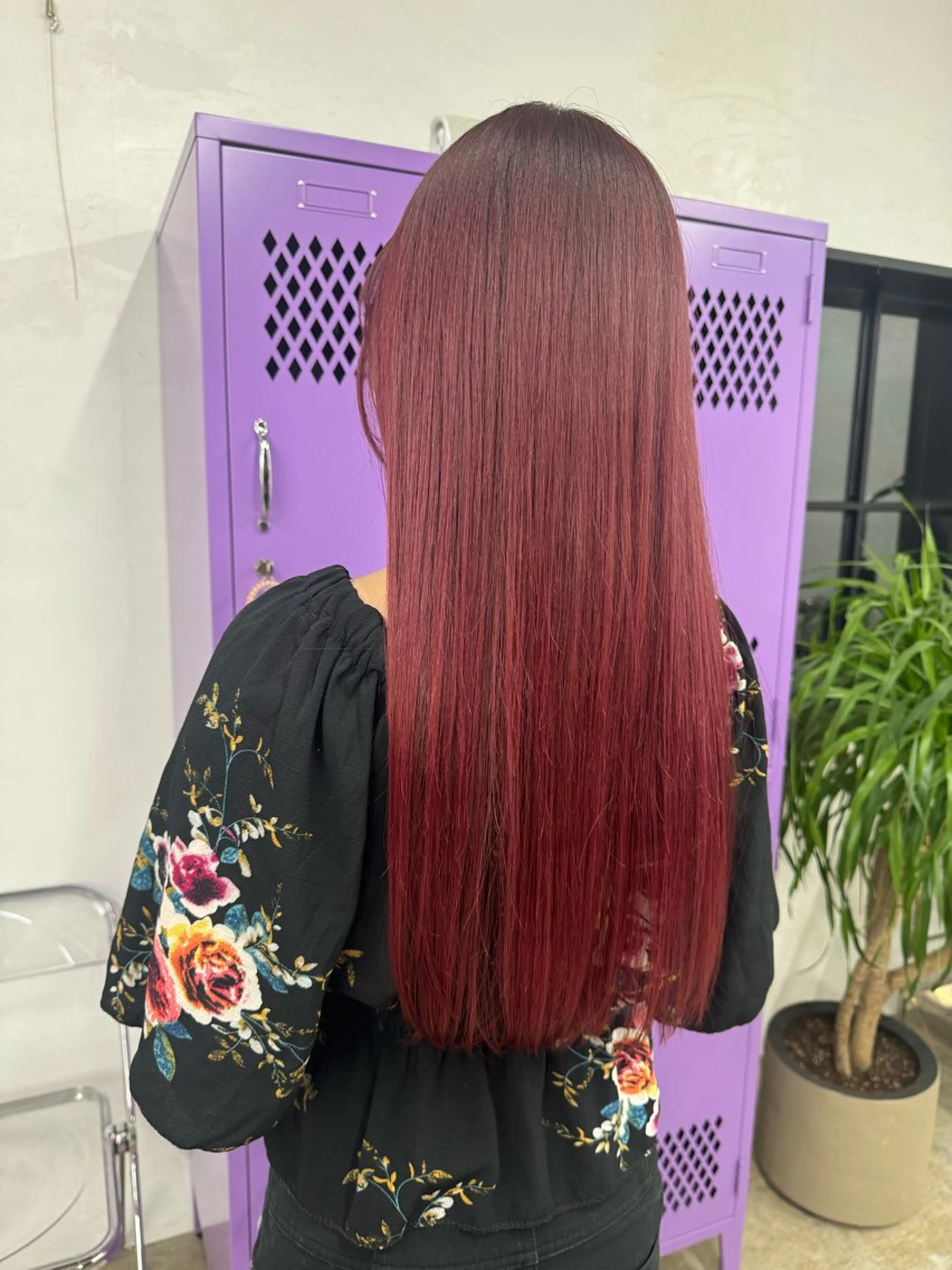 ロング ヘアカラー トリートメント miloc🫧 MOMOYOのヘアスタイル