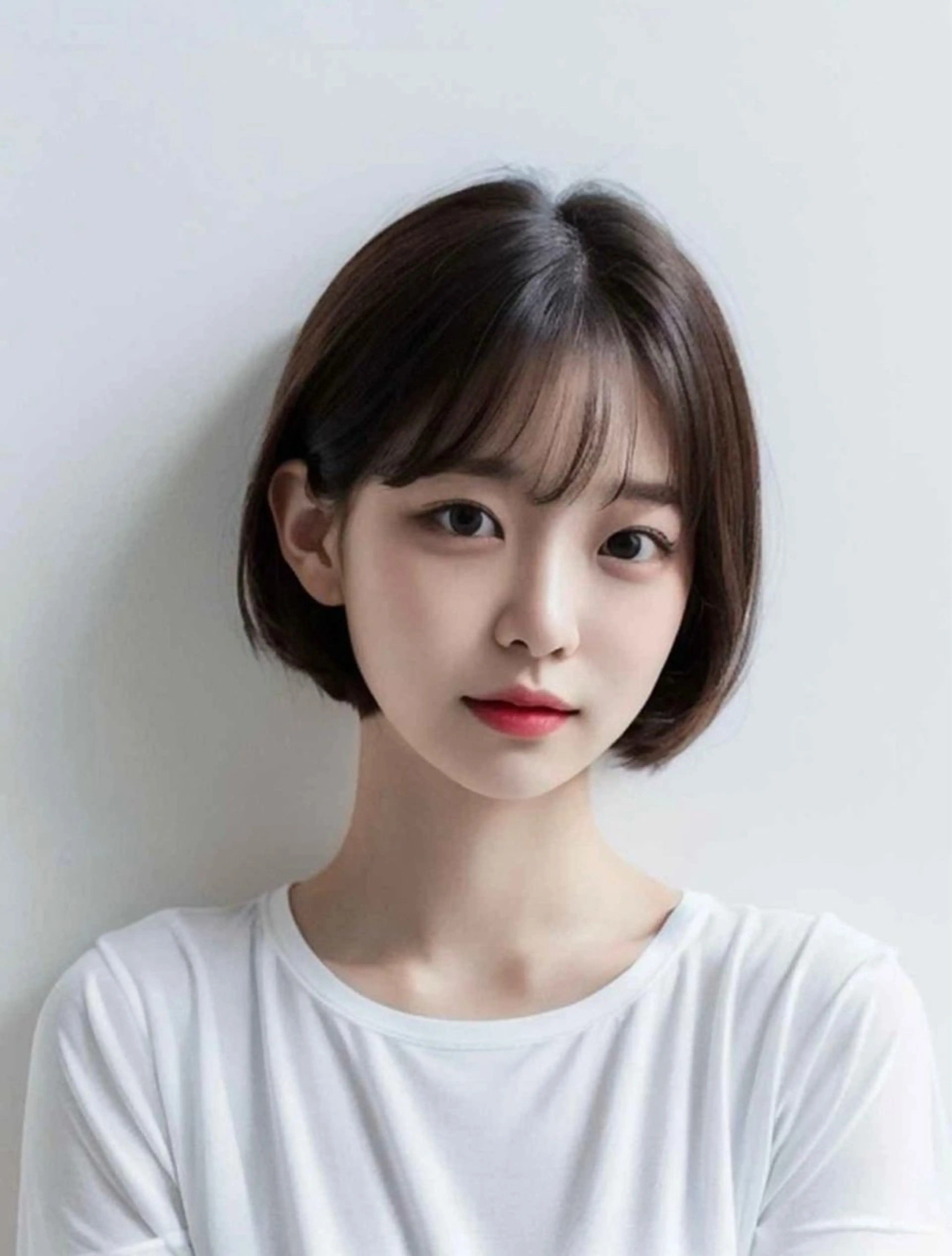 セミロング カラー パーマ ヘアアレンジ シャドウパーマ 石見のヘアスタイル