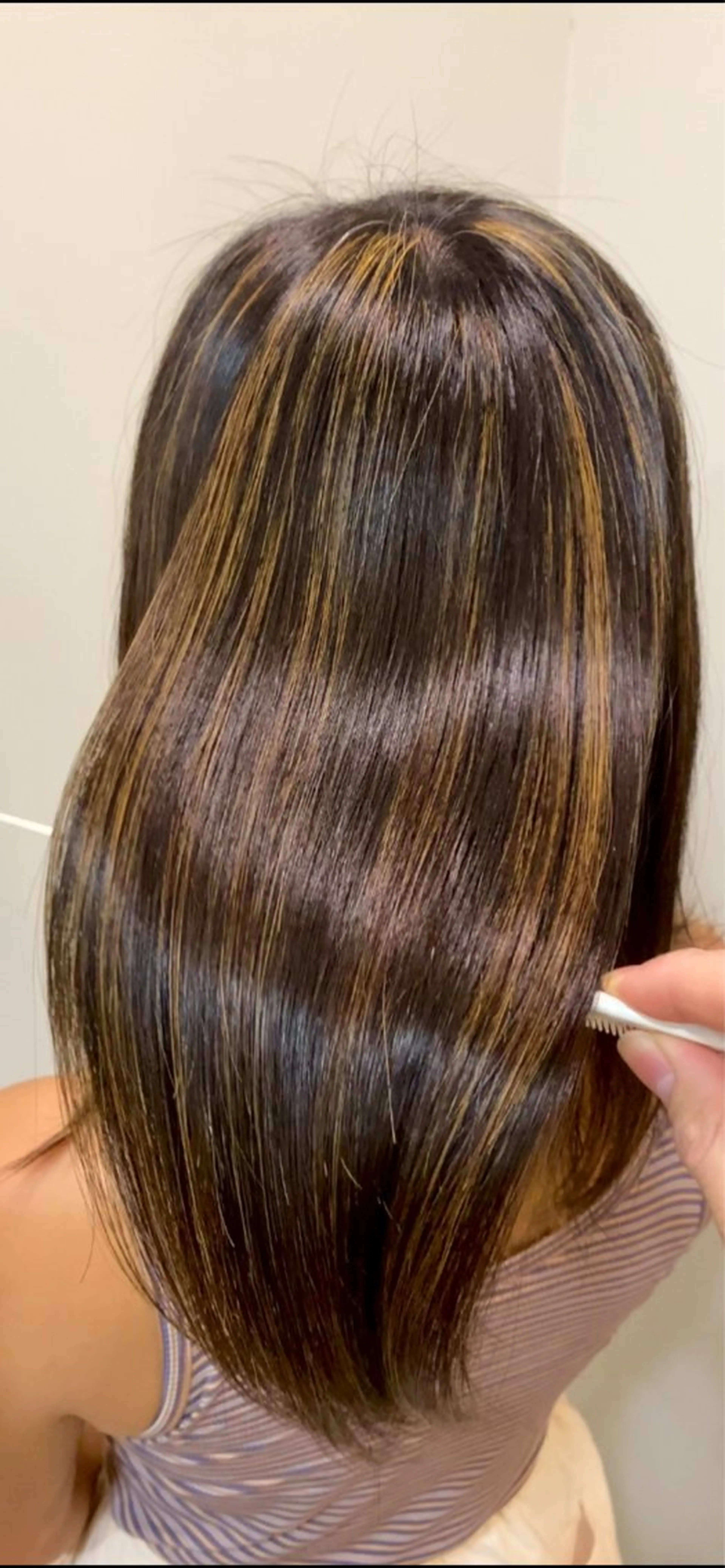 ミディアム ヘアカラー 髪質改善/美髪矯正 🫧山本勇輝🫧のヘアスタイル