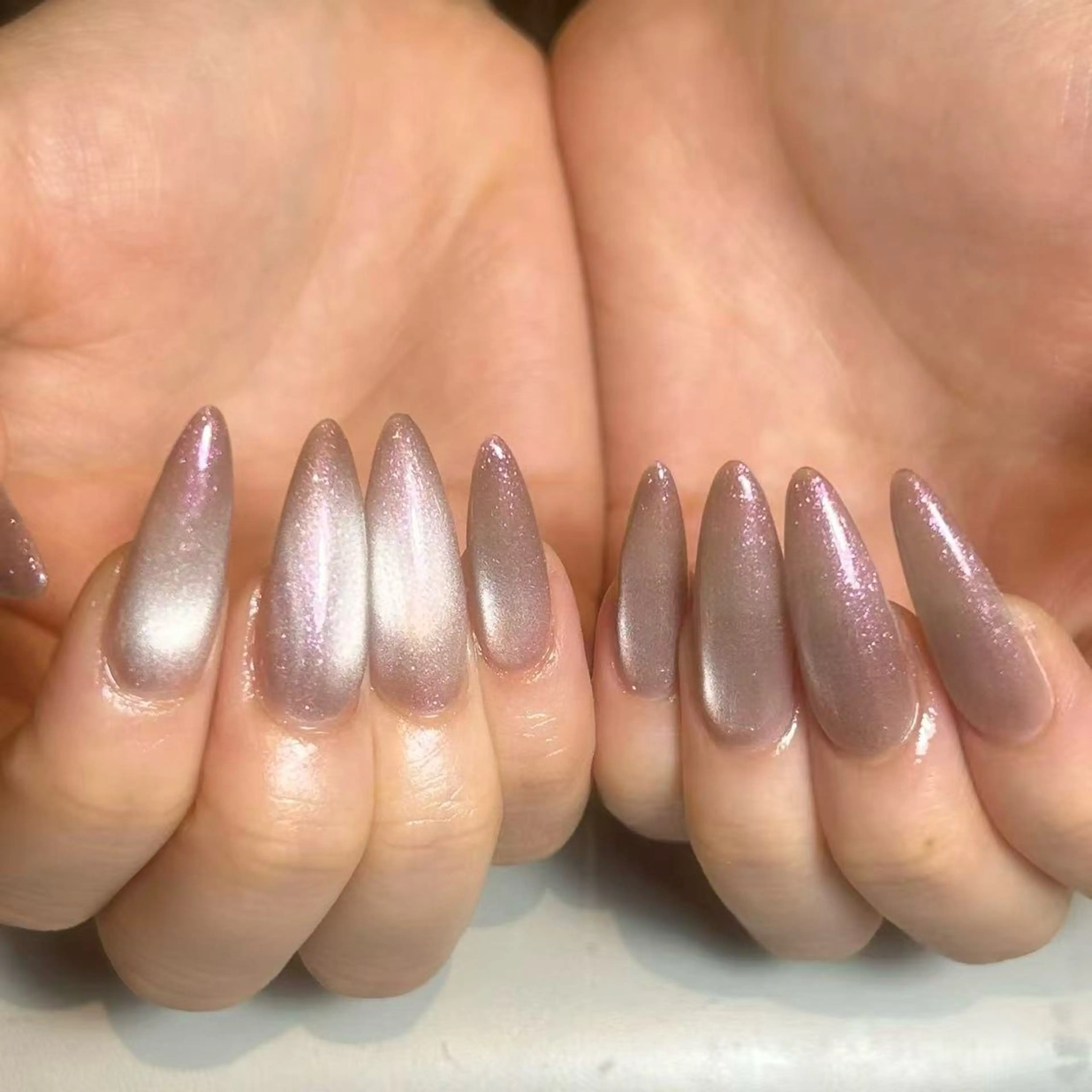 ネイル 🎀kira 長さだし💗モチ最高のネイルデザイン