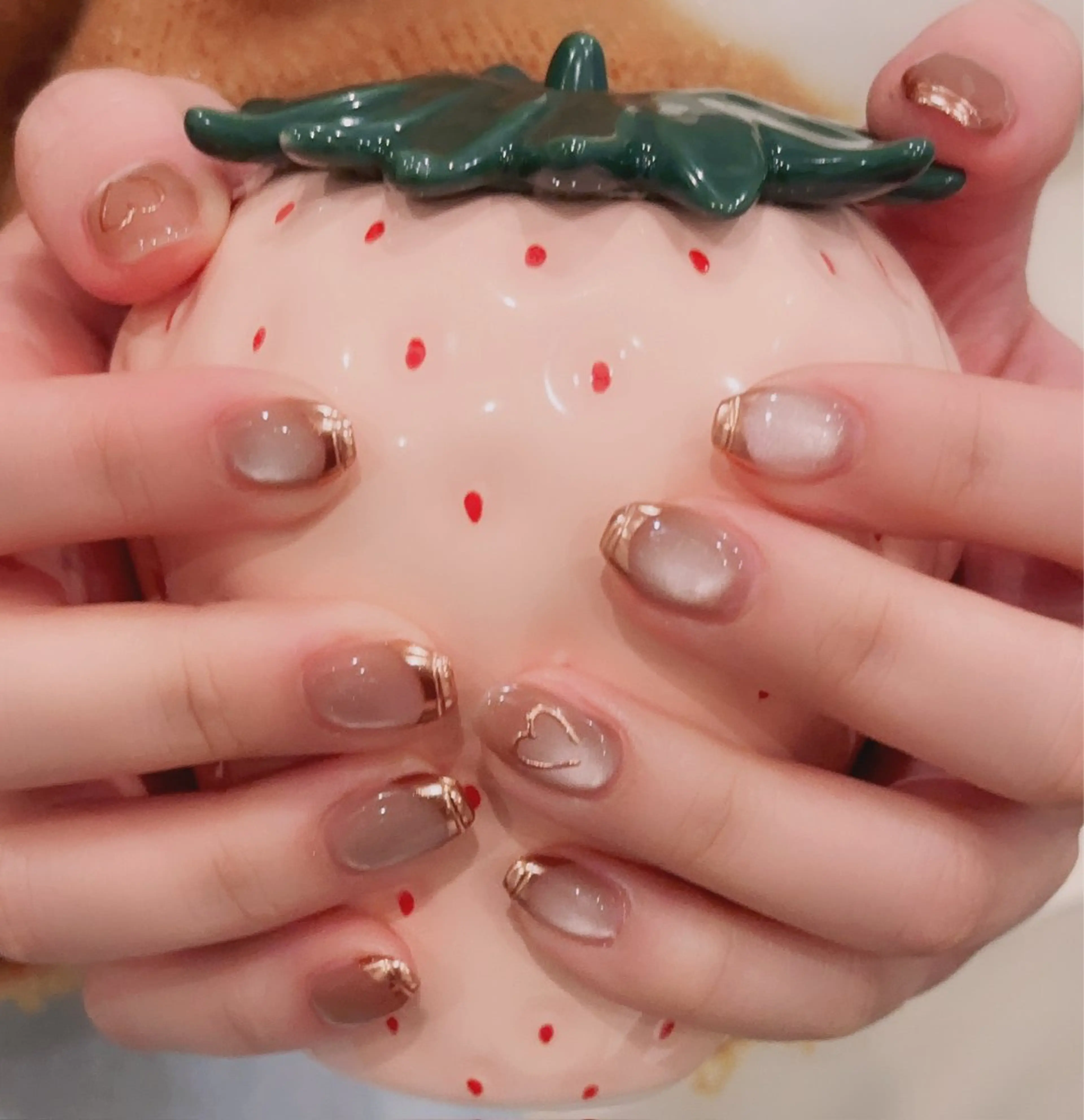 ネイル ハート 韓国ネイル ハンドネイル H&B 楊のネイルデザイン