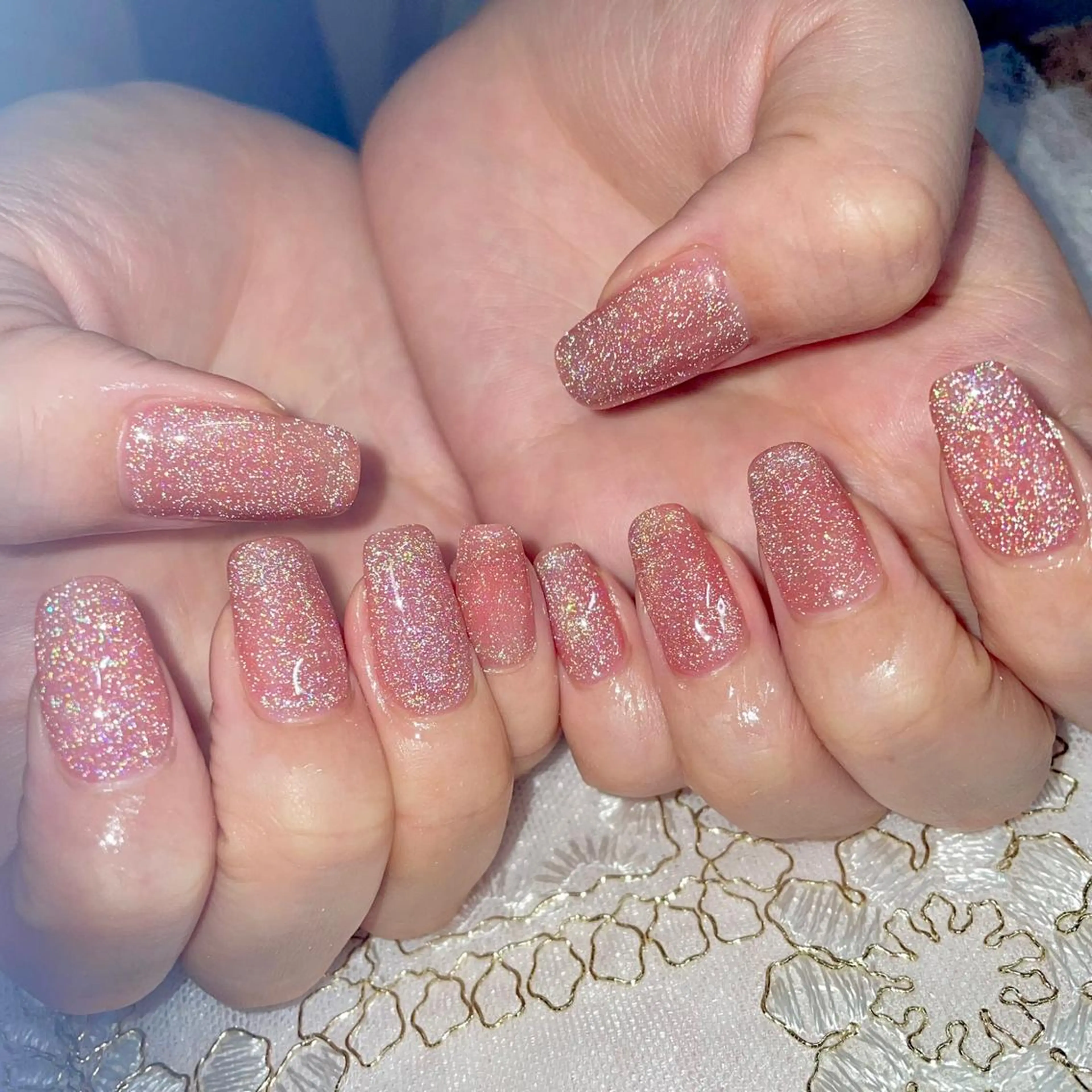 ネイル アートネイル オーロラネイル フラッシュネイル ジェルネイル マグネットネイル J terrace Nailのネイルデザイン