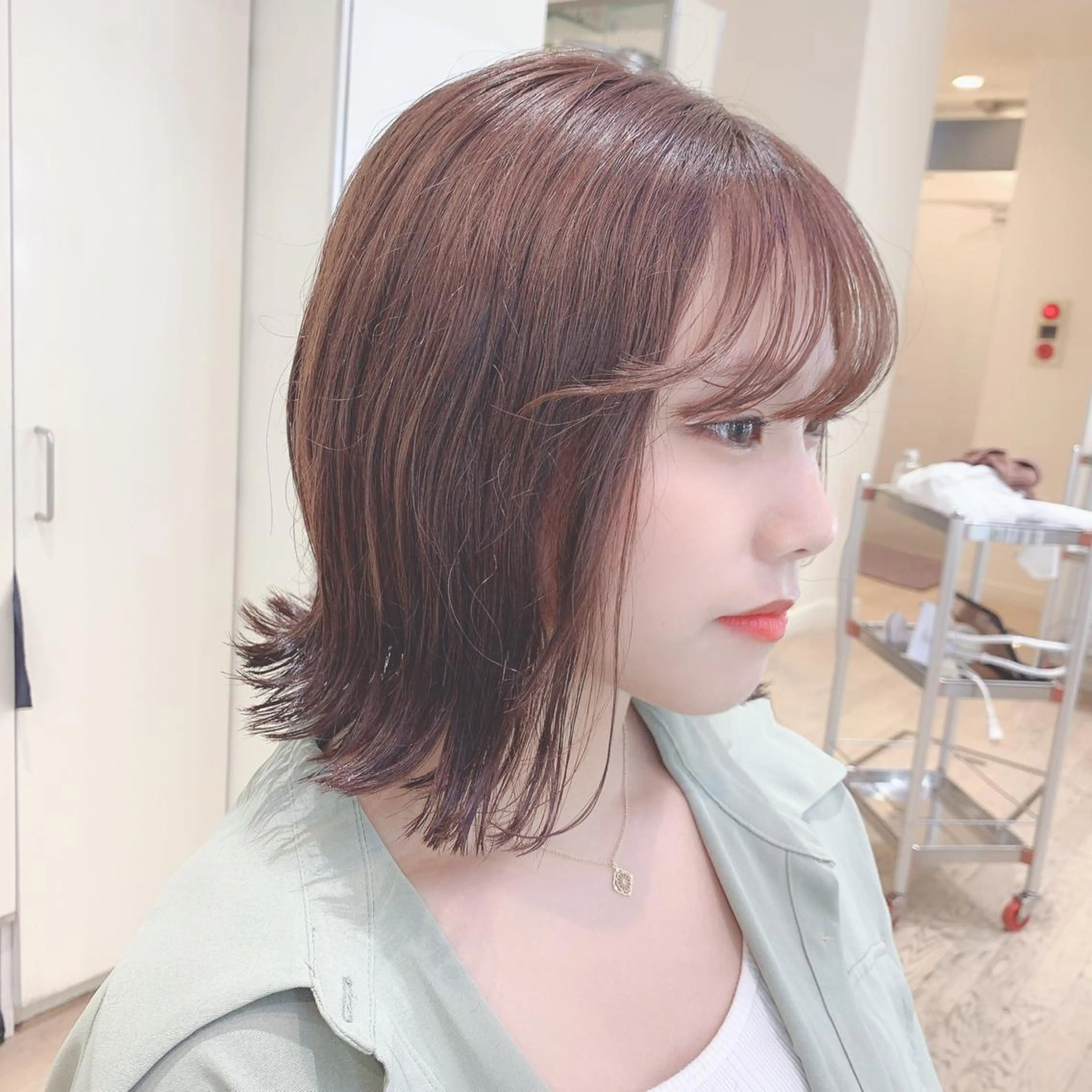 ミディアム ヘアアレンジ ボブ 【メンズモデル募集】 Bassa所沢のヘアスタイル