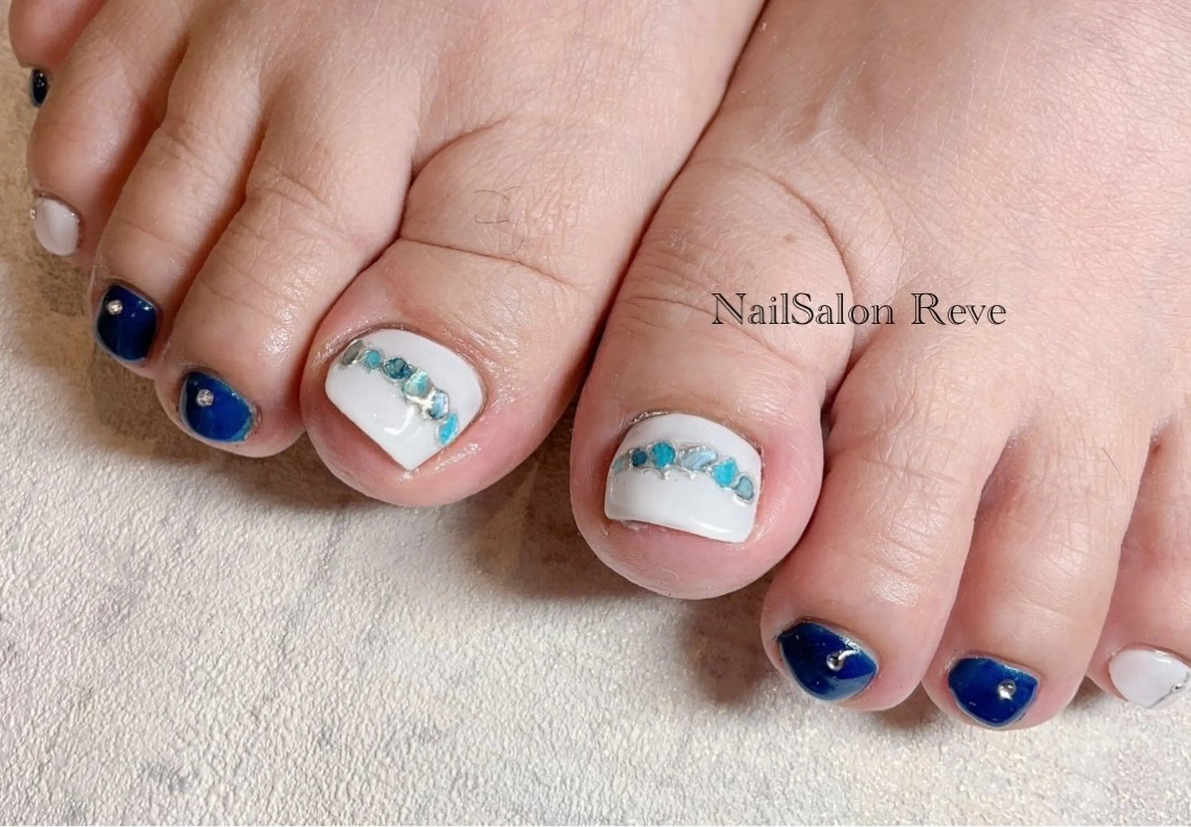 ネイル フットネイル フットネイル NailSalon   Reve（ネイルサロン レーヴ）所属・NailSalon Reveのネイルデザイン