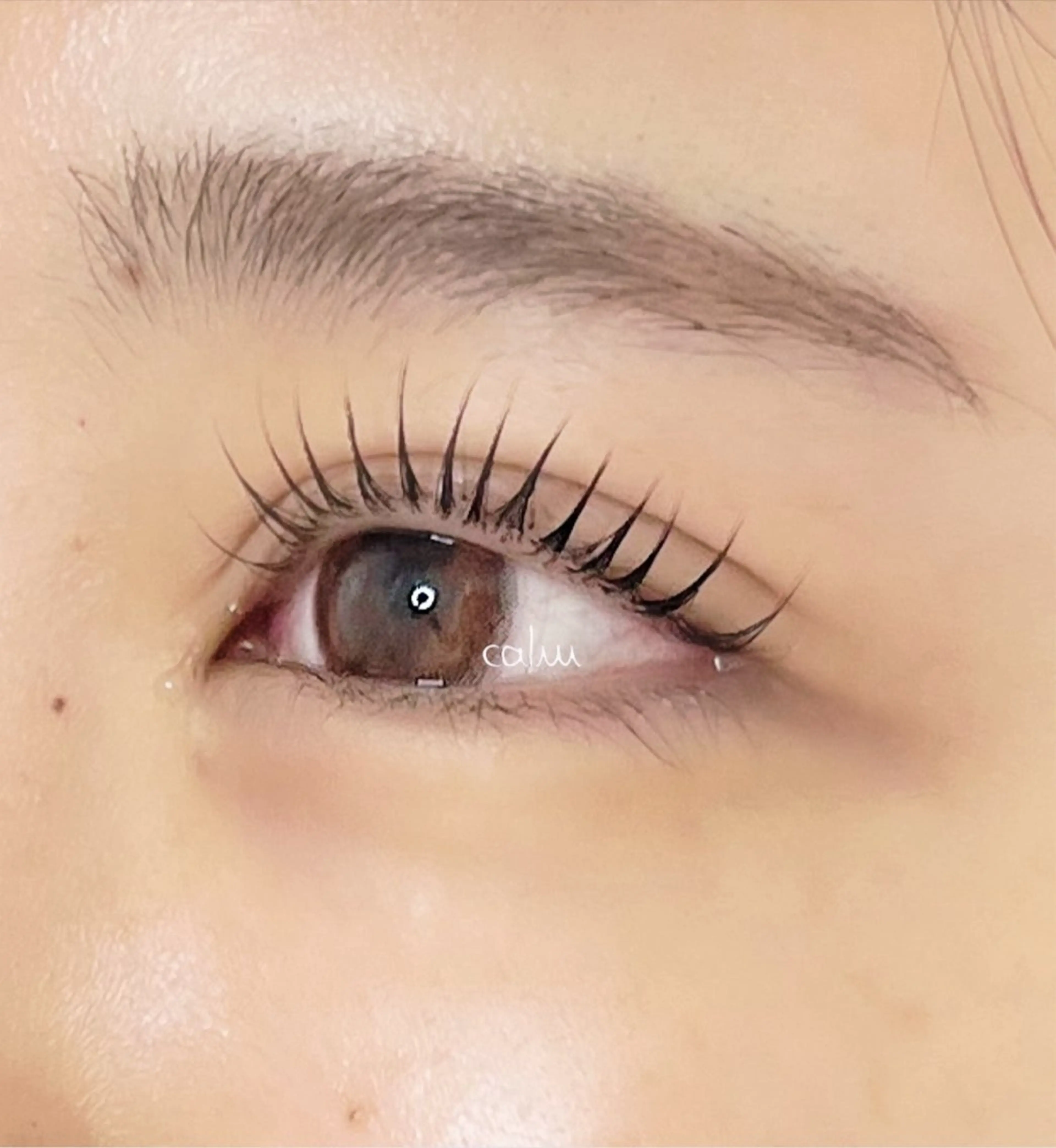 マツエク・マツパ まつげパーマ 一重×まつ毛パーマ Linoa yuriの眉毛・アイブロウイメージ