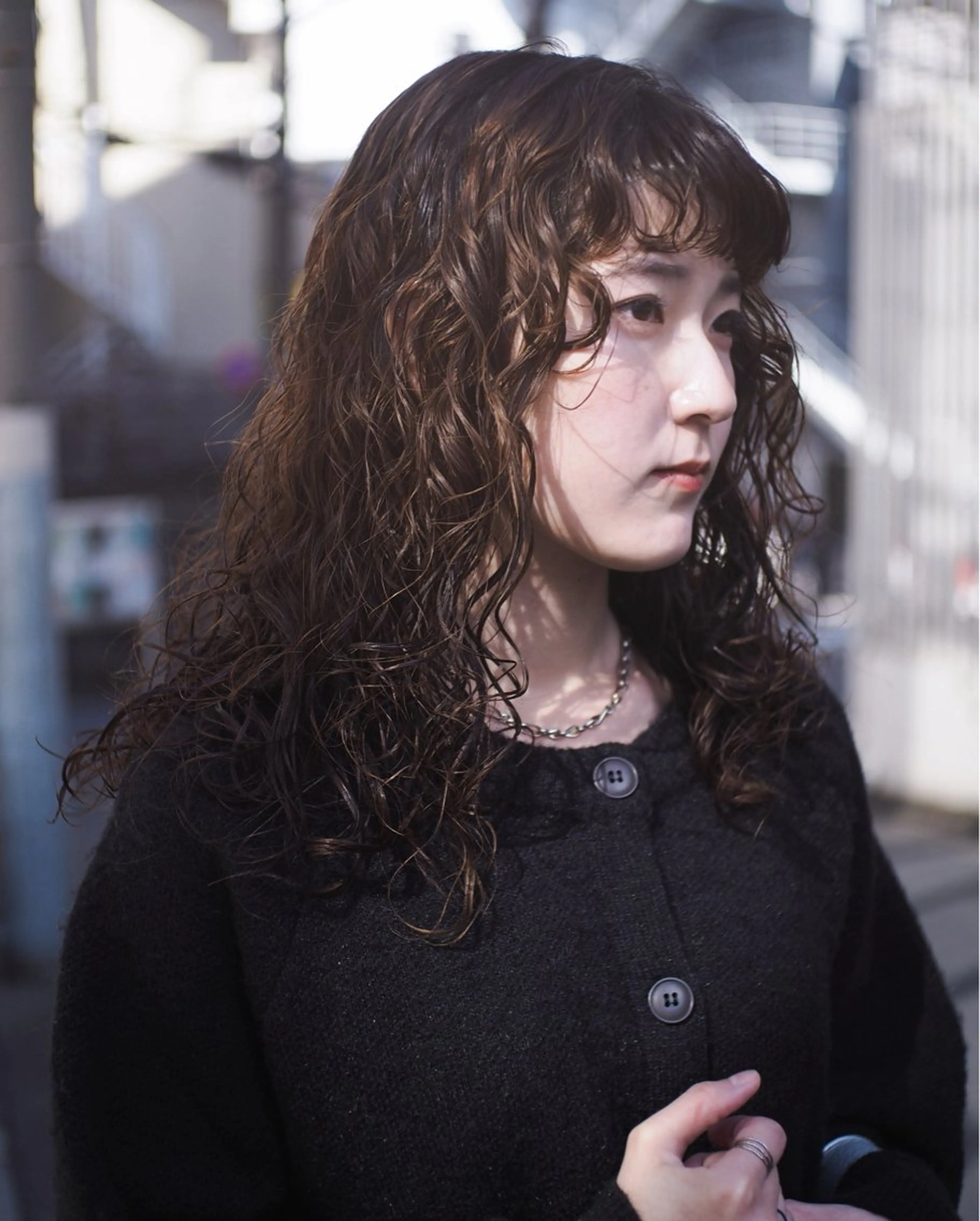 ロング カラー パーマ トリートメント カット パーマ トリートメント hemm,hemm.所属・似合わせヘア 💐たかさきかなこのヘアスタイル