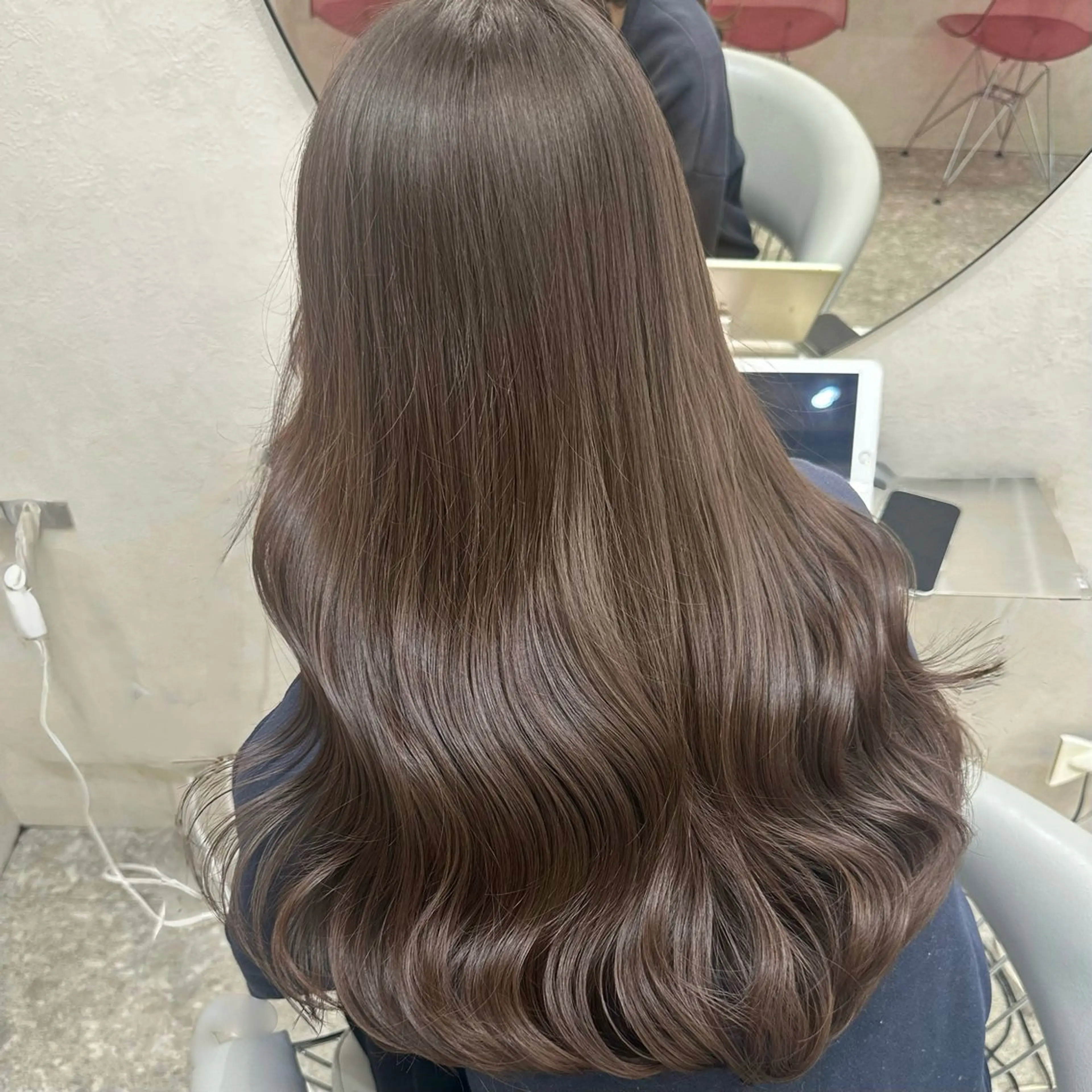 ロング カラー ヘアカラー トリートメント Rio🎀 カラー/顔周りカットのヘアスタイル