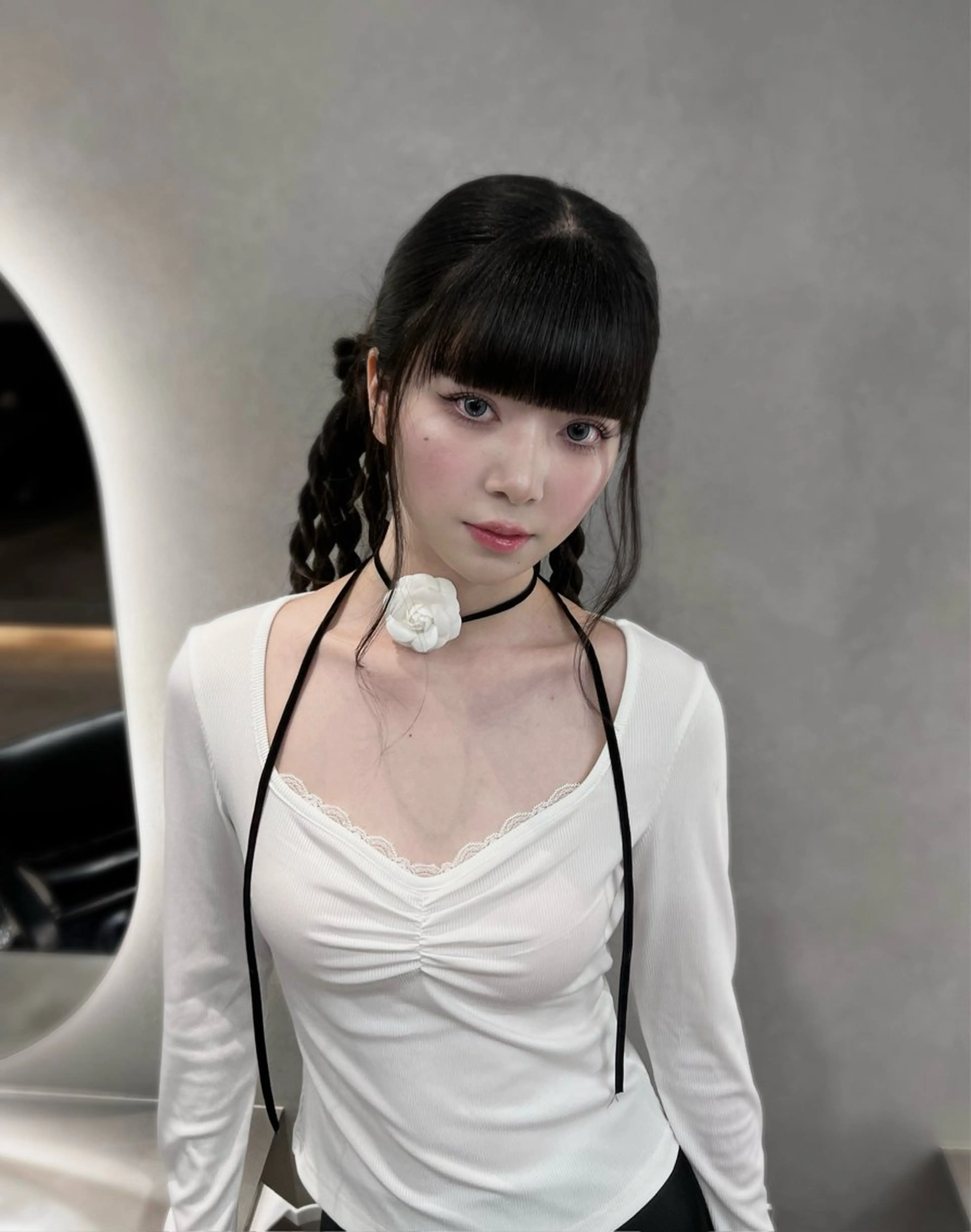 ヘアアレンジ ハイトーン ハイライ ト バレイヤージュのヘアスタイル