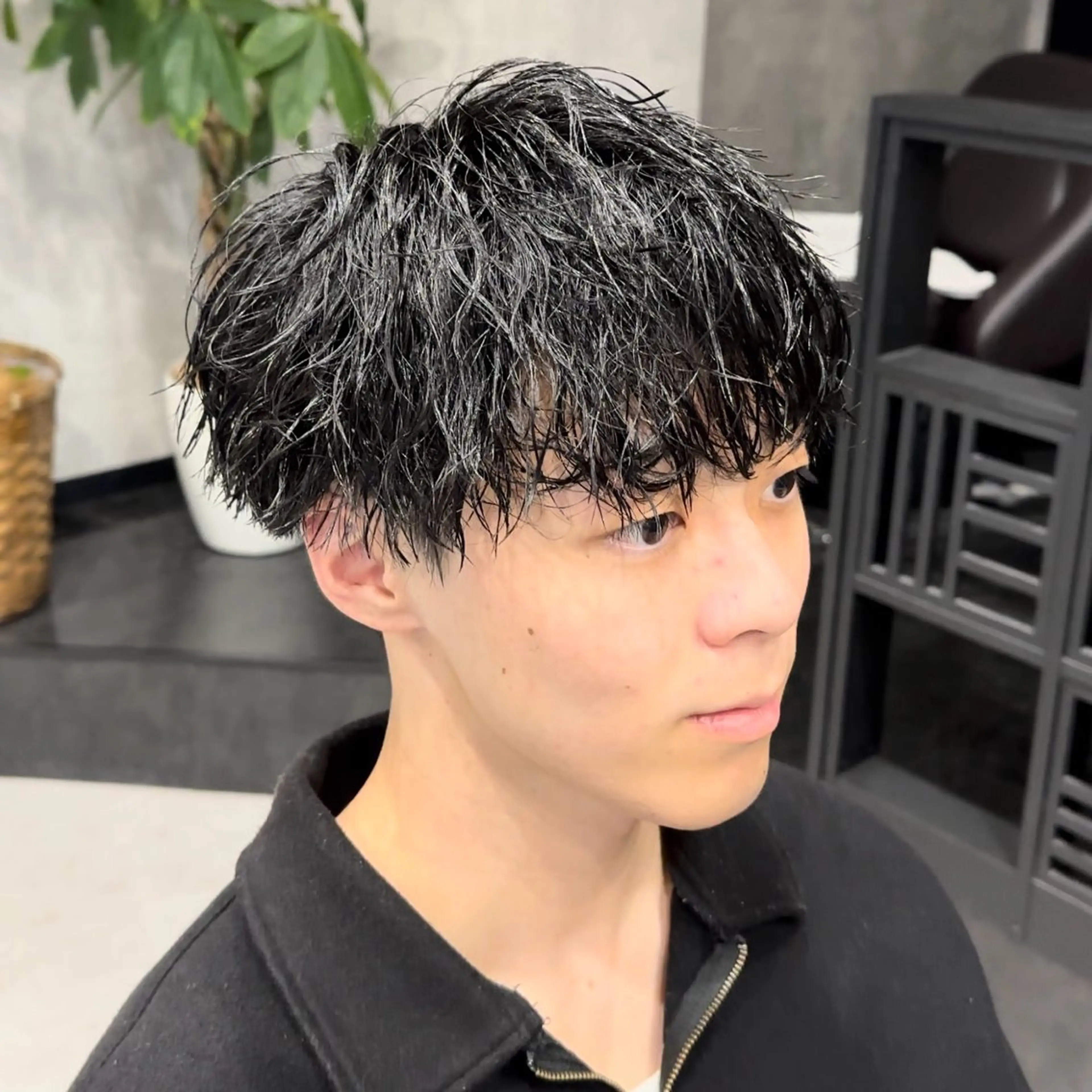 パーマ メンズ カット パーマ トリートメント ヘアセット 🌈メンズstyle 特化💫ひびき🌈のヘアスタイル