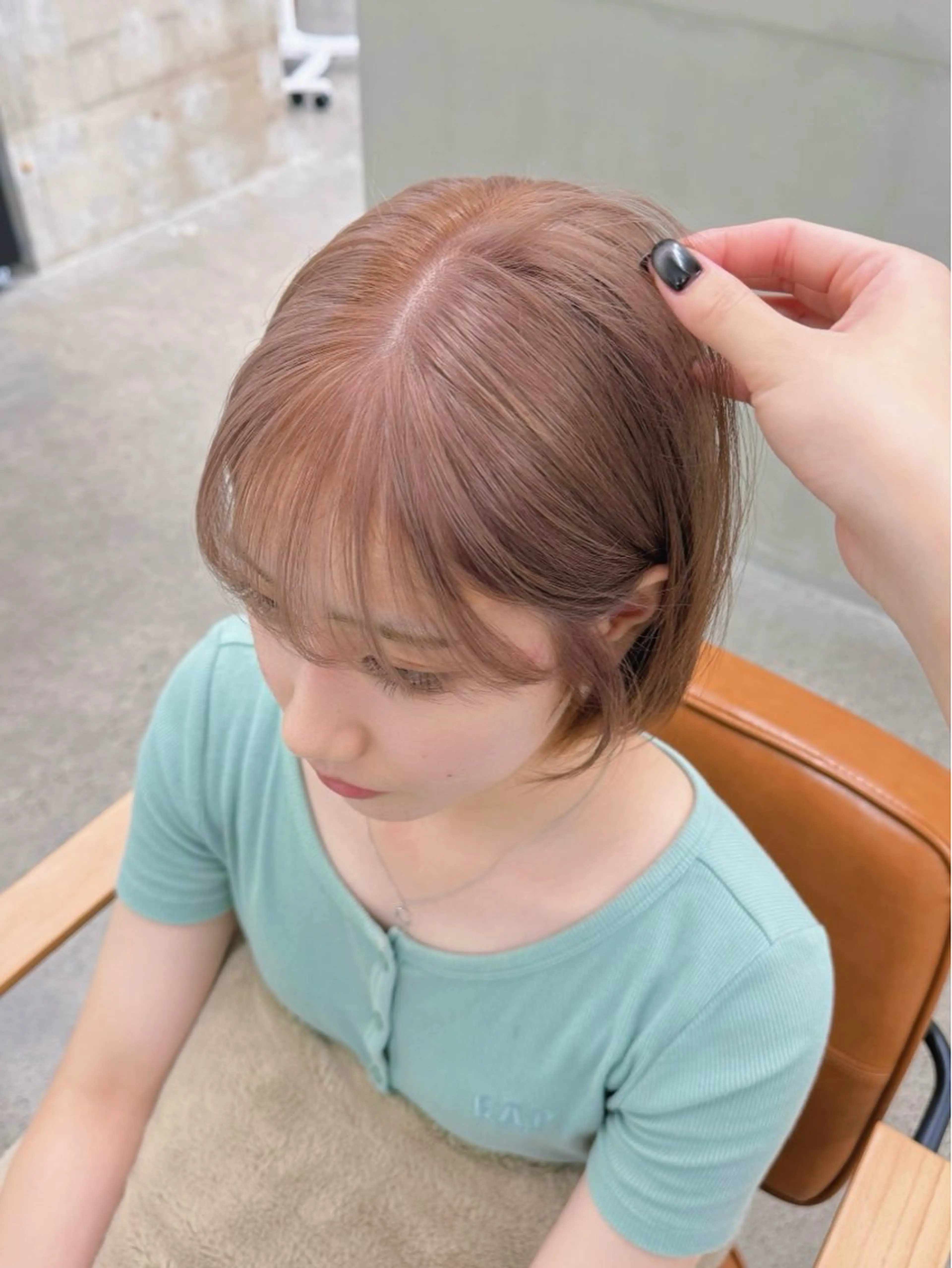 ショート カラー グレージュ/レイヤー /ボブ/moyu🎀のヘアスタイル