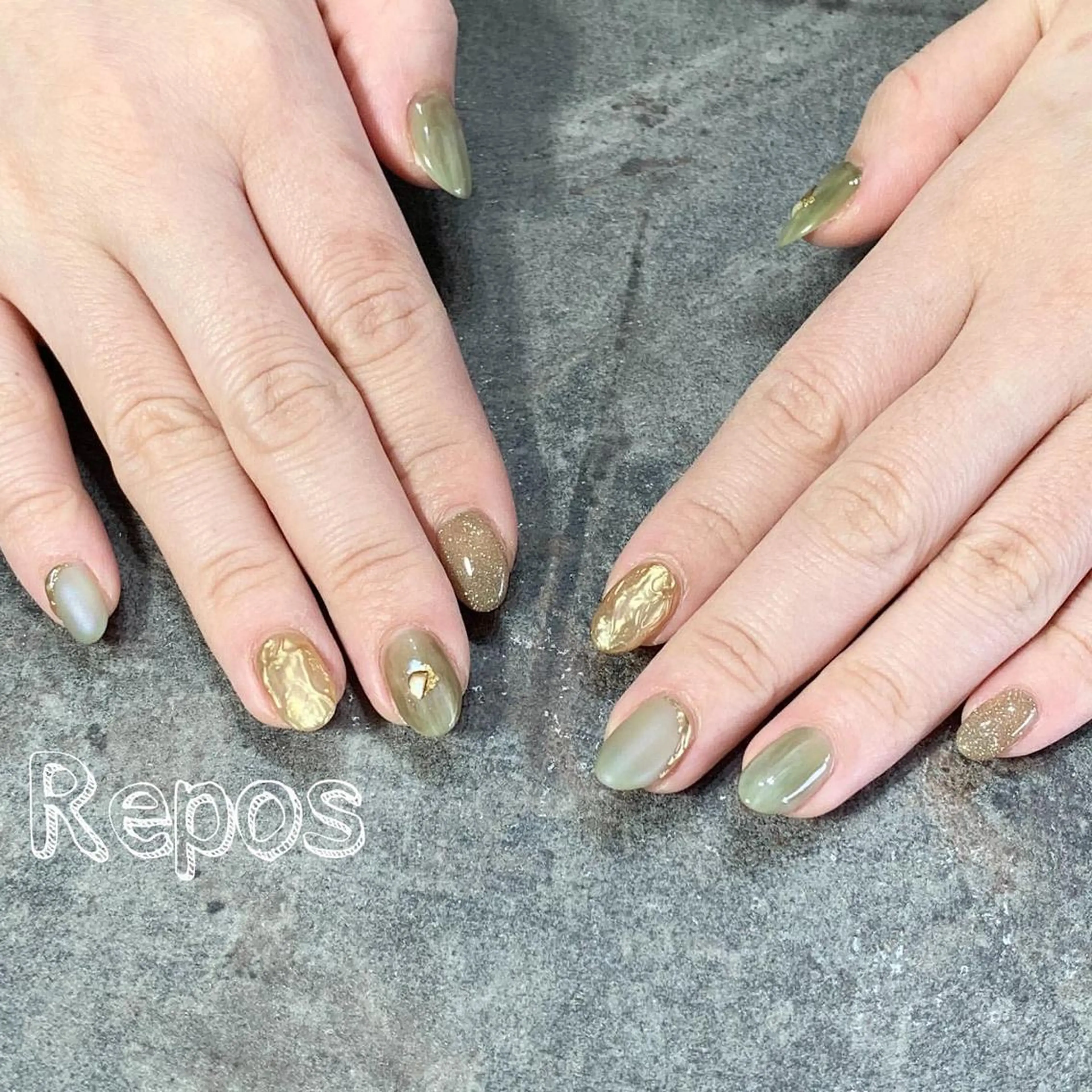 ネイル アートネイル マットネイル nail salon reposのエステ・リラクイメージ