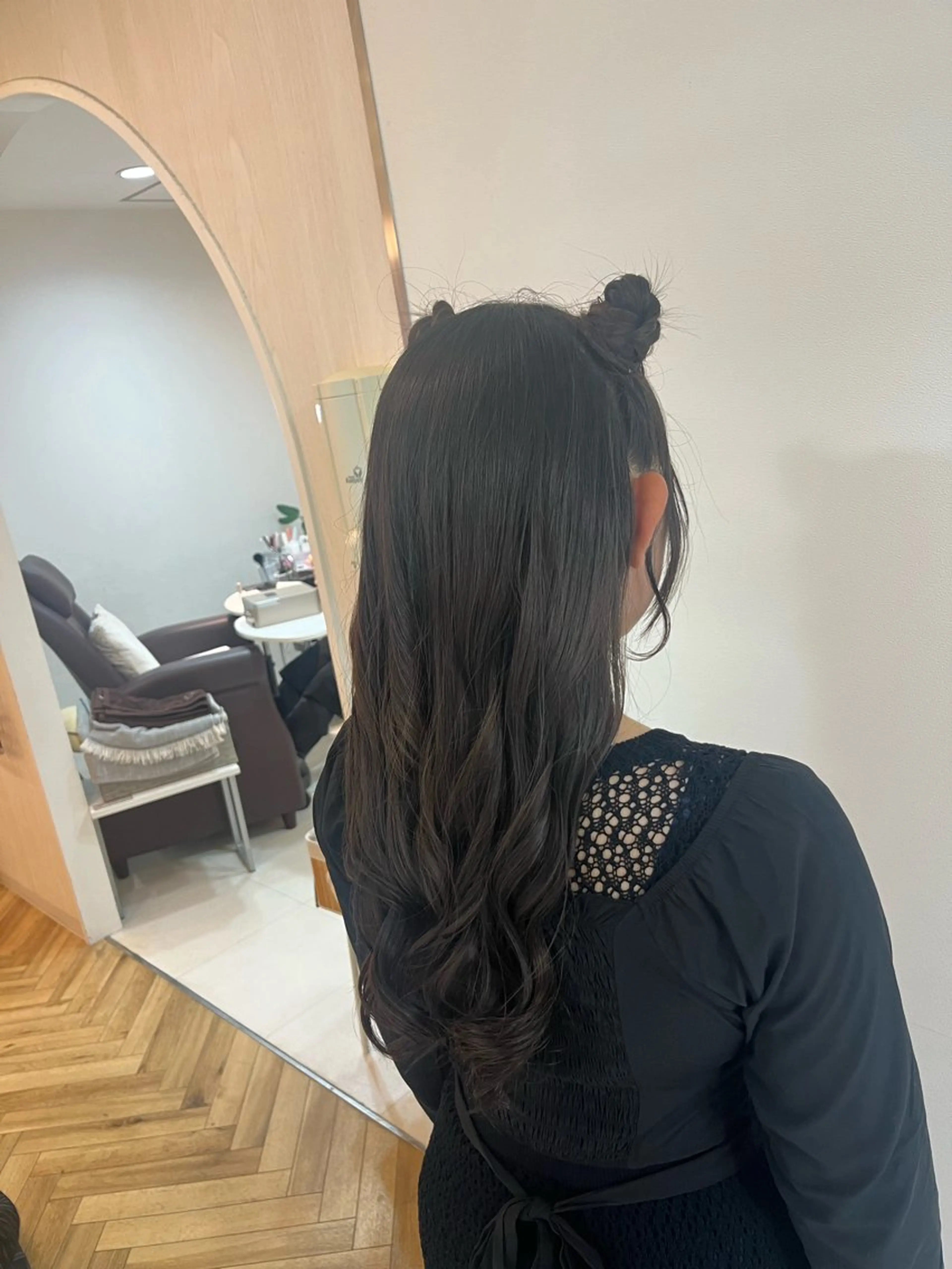 ロング ヘアアレンジ メンズパーマモデル ／浅野未来🌼.*のヘアスタイル