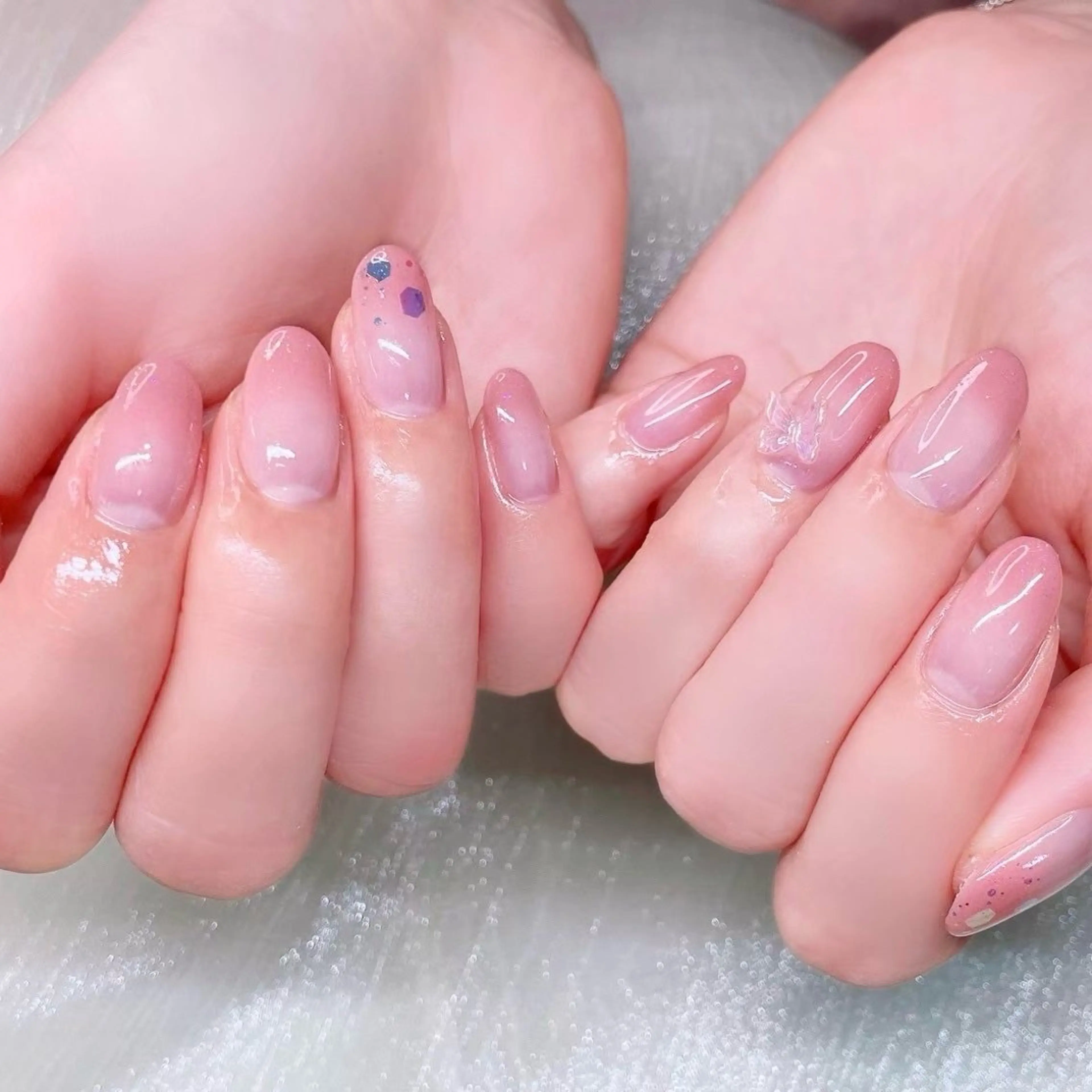 ネイル ラメ(グリッター) ハンドネイル Nailist SUZU所属・Nailist suzuのネイルデザイン