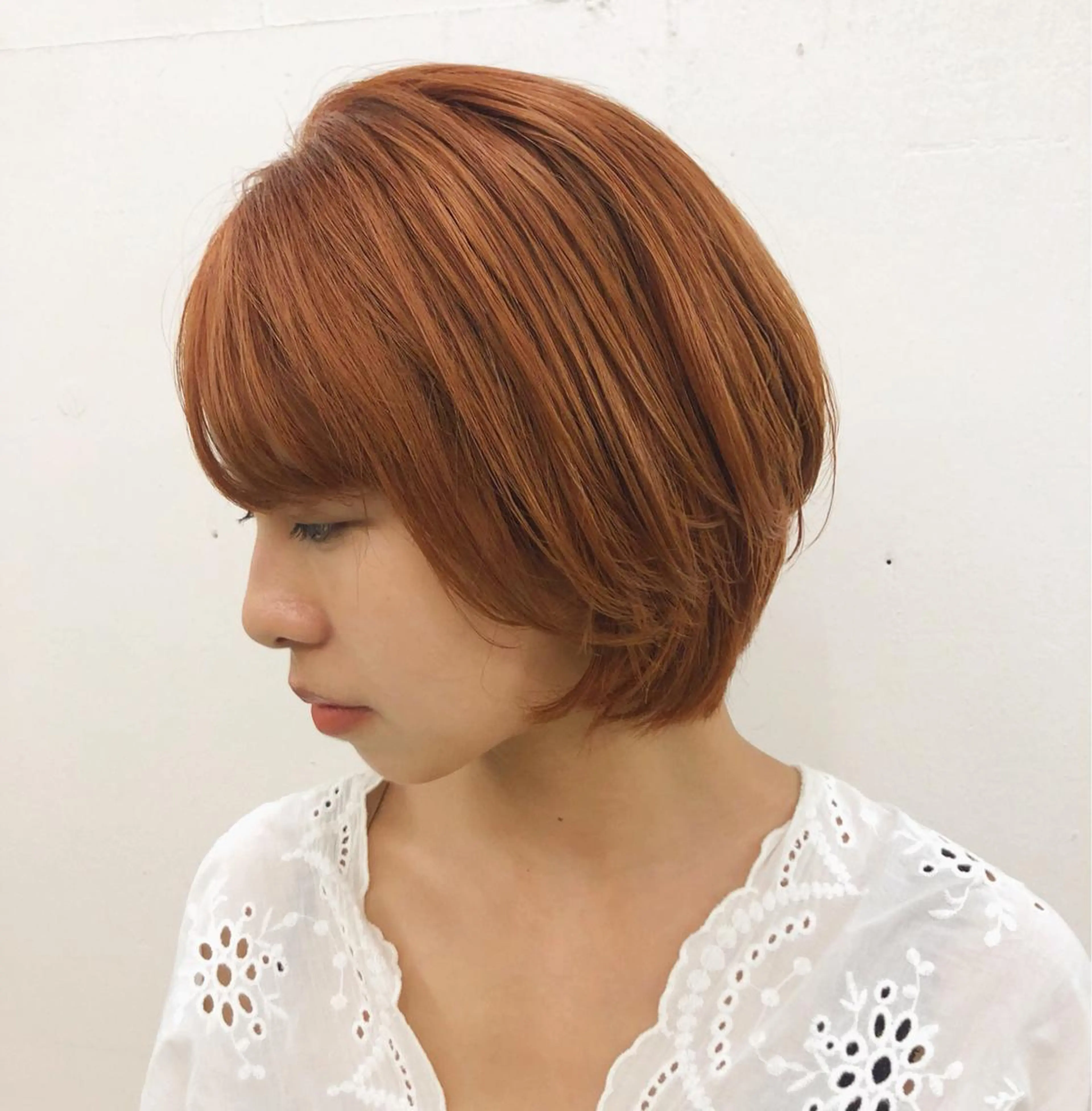 ショート カラーモデル募集 吉原佳穂💗のヘアスタイル