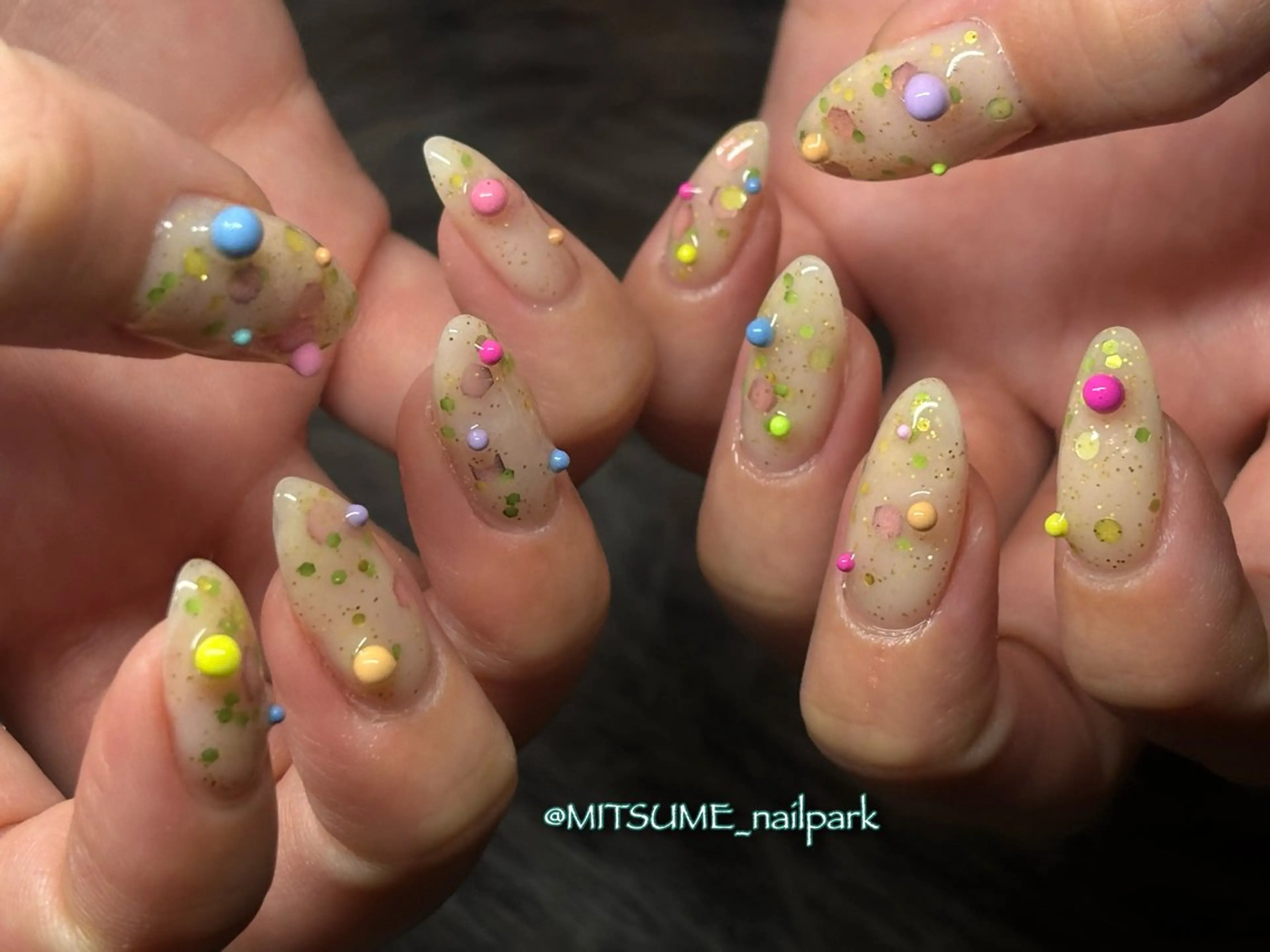 ネイル nailpark_ MITSUMEのネイルデザイン