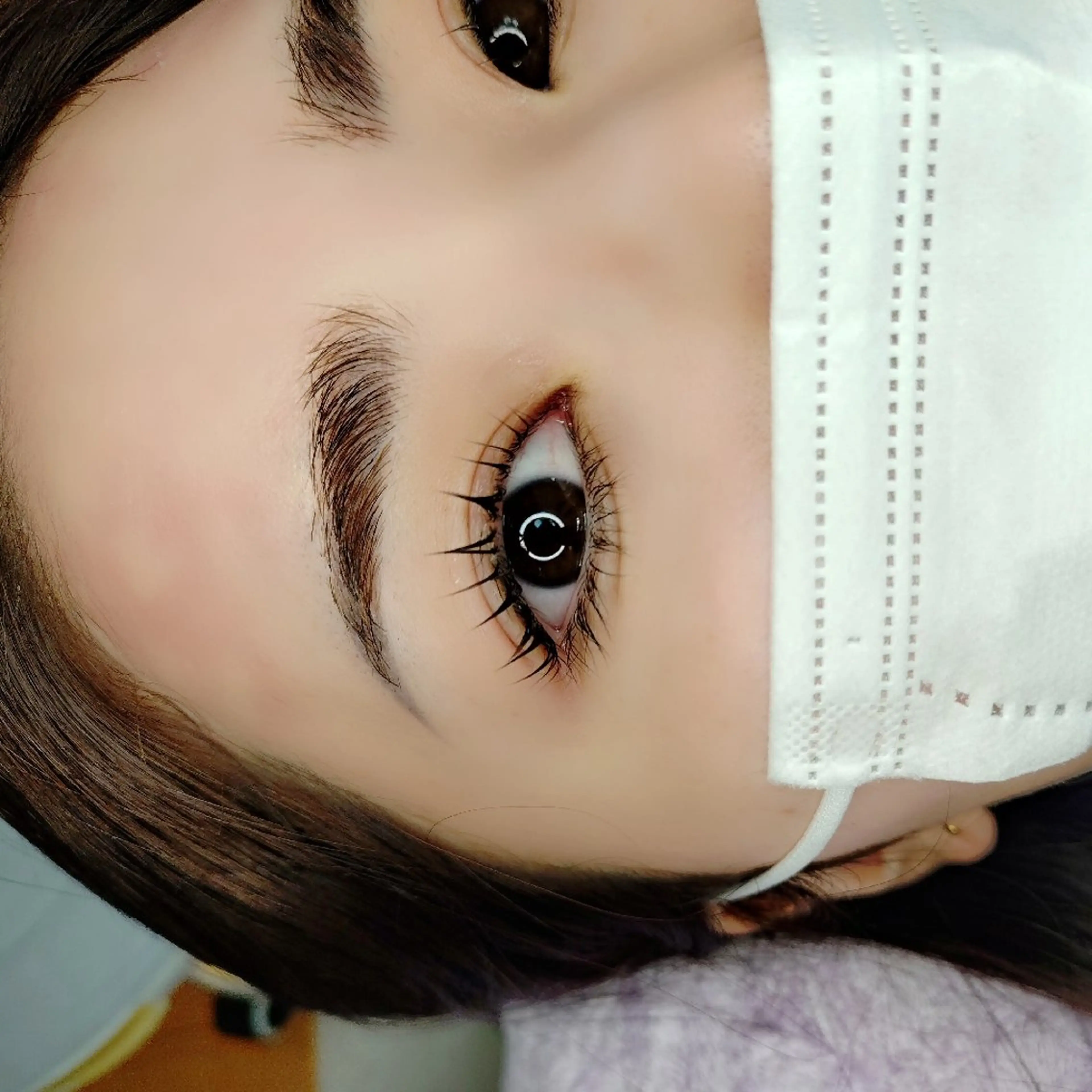 マツエク・マツパ ナチュラル 一重×まつ毛パーマ マツパ maison calmeのマツエク・マツパデザイン