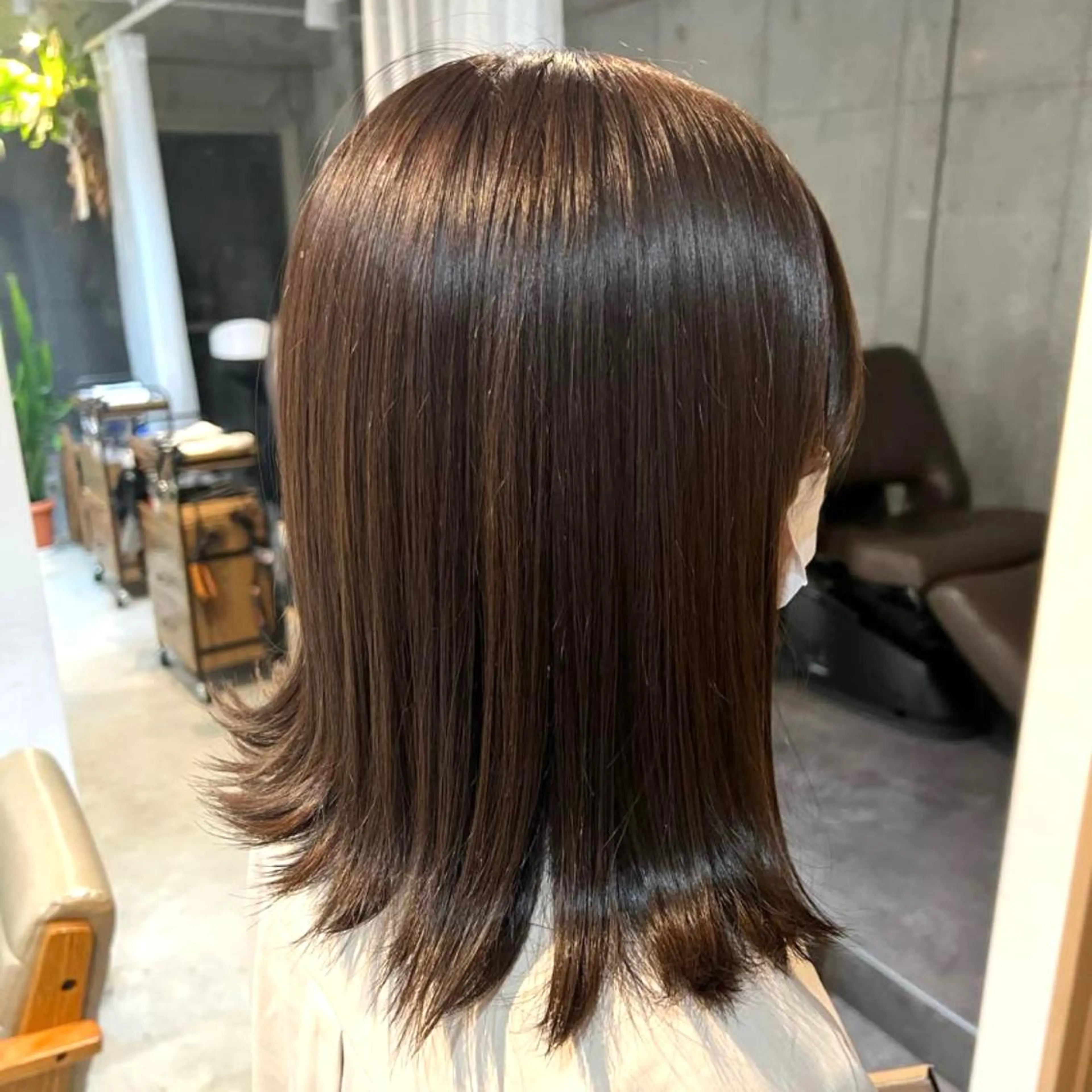 ミディアム カラー グレージュ blau hair and care所属・blau✨ misatoのヘアスタイル