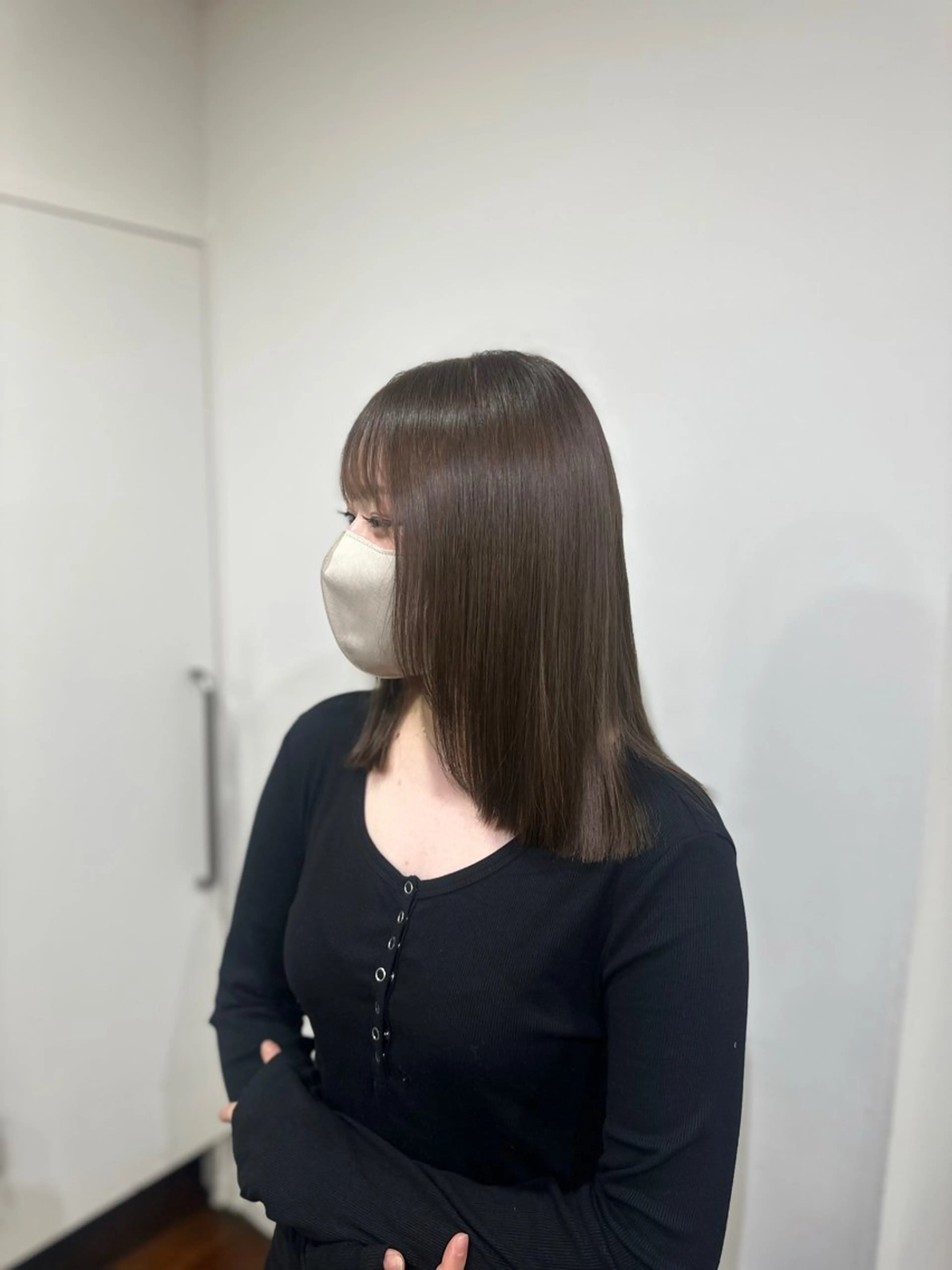 ミディアム カラー ヘアカラー ヴェリーテ所属・🩷仙台/ワンカラー /えれな🩷のヘアスタイル