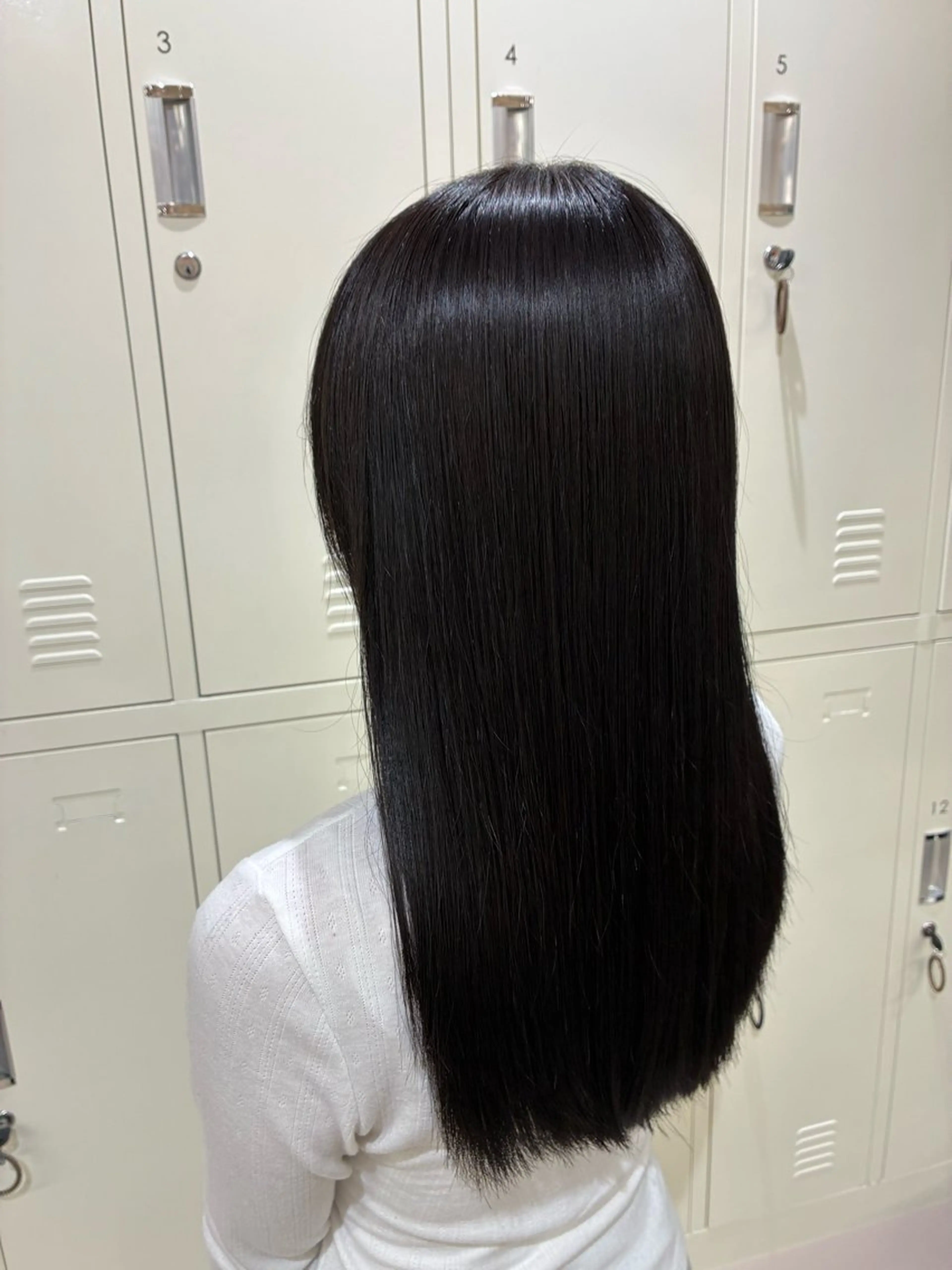 ロング 縮毛矯正 縮毛矯正/髪質改善 FACE。ゆのんのヘアスタイル