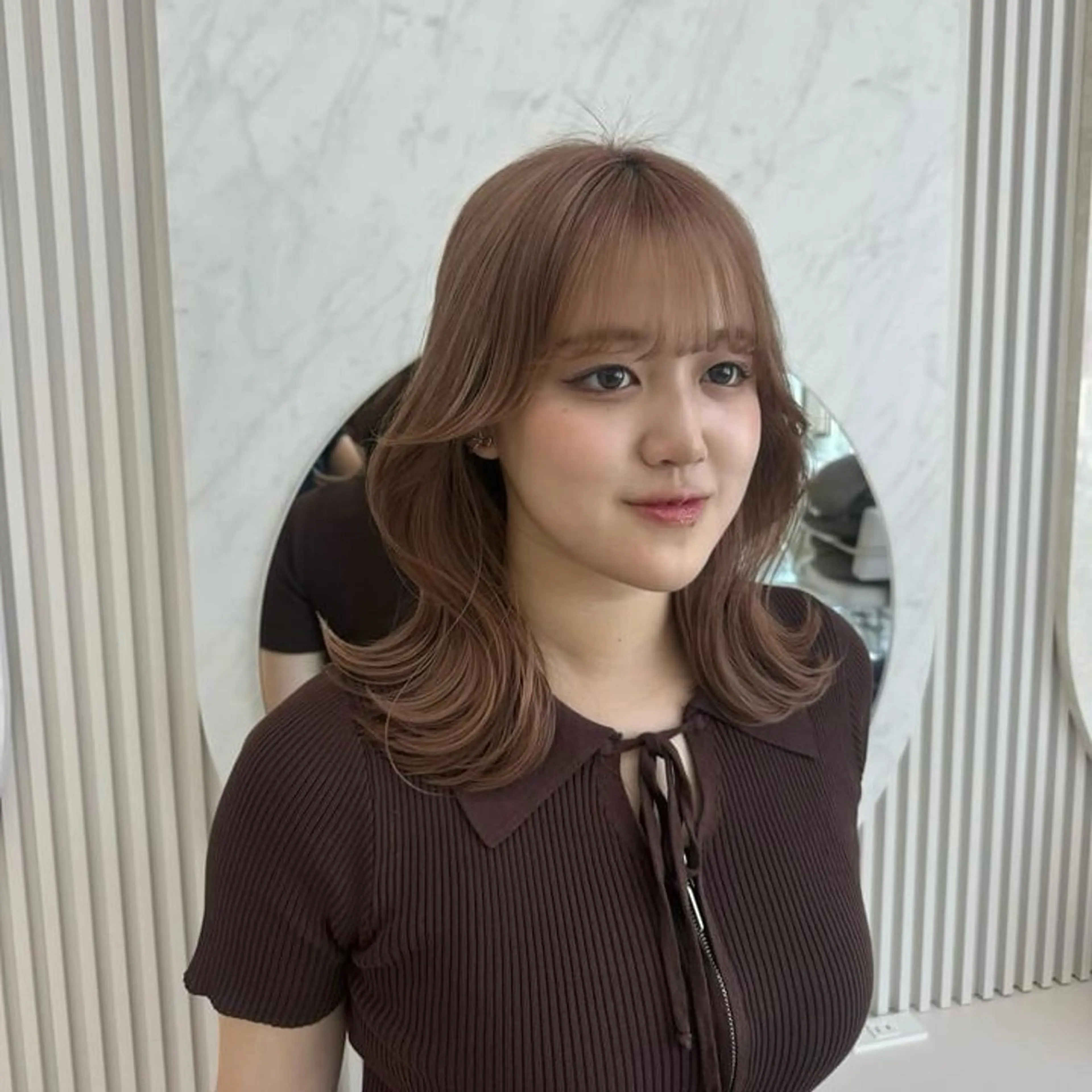 【‎🤍Color🤍️】️🫧お客様に合わせた透明感うるツヤカラー＋最高級アイロン仕上げ付き🪄︎︎✨の写真