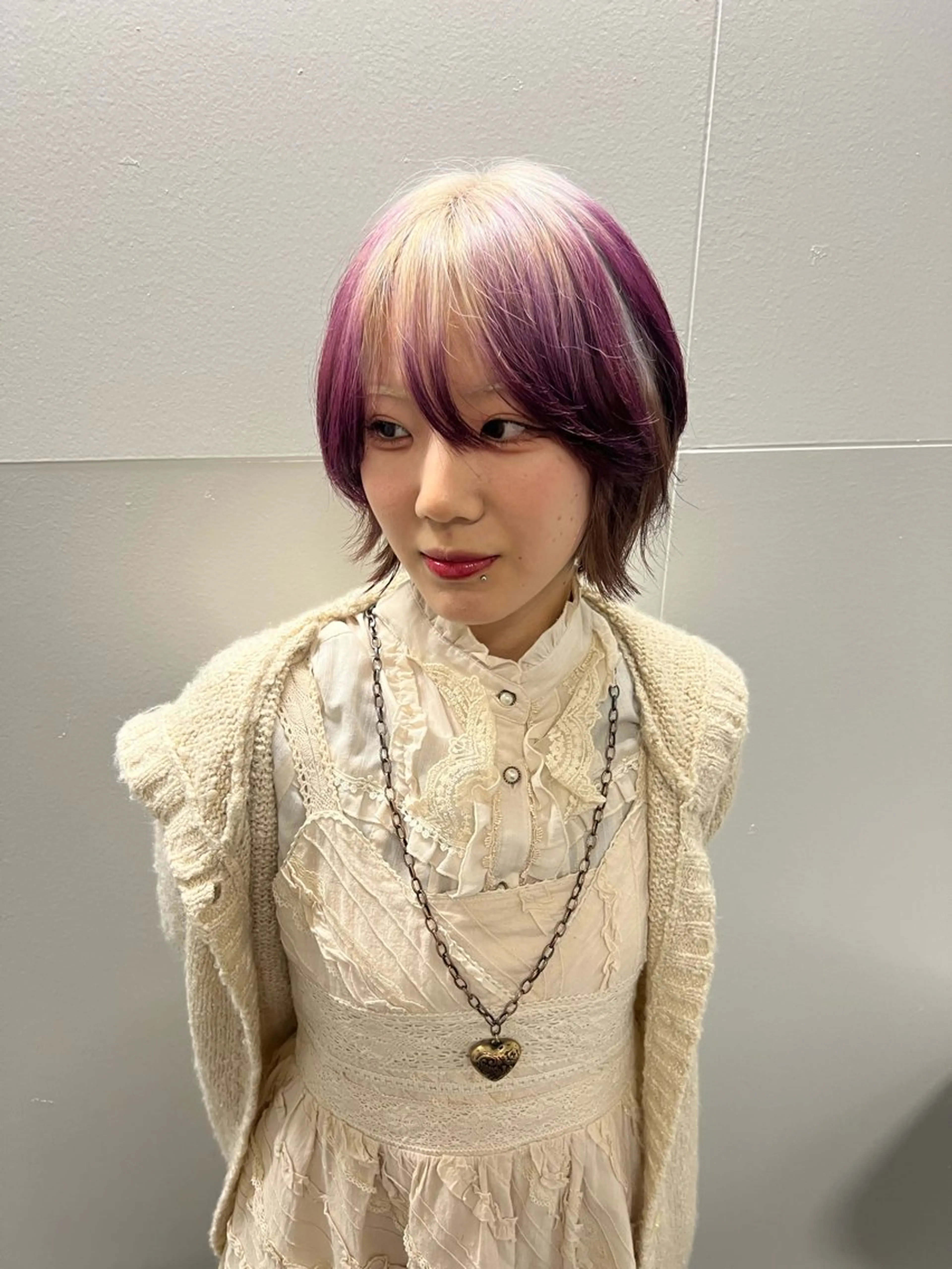 ショート ヘアカラー トリートメント 💥ウルフカット デザインあんな💥のヘアスタイル