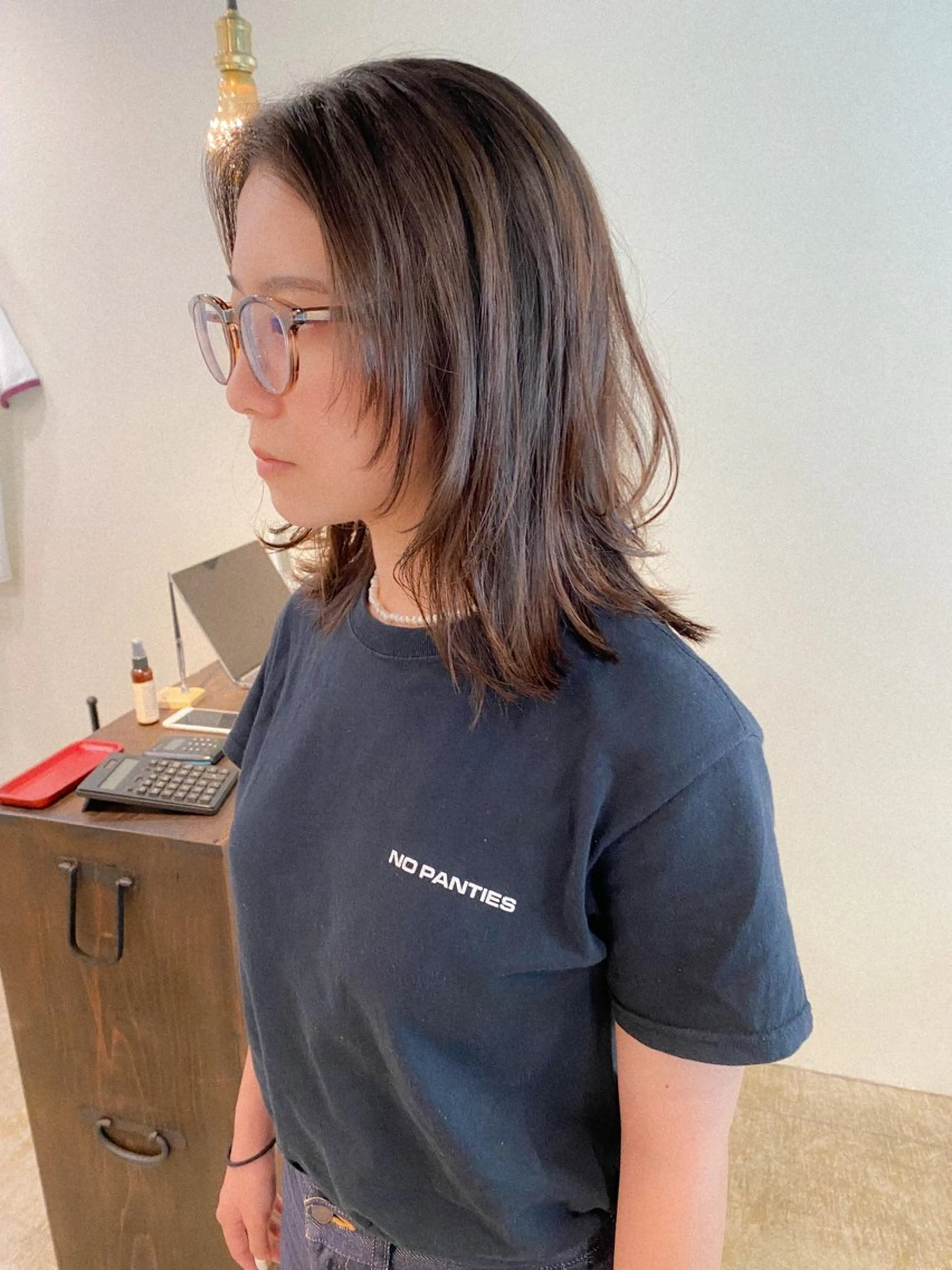 ミディアム カット トリートメント ヘッドスパ 板谷みさき /艶ボブ/藤沢美容室のヘアスタイル