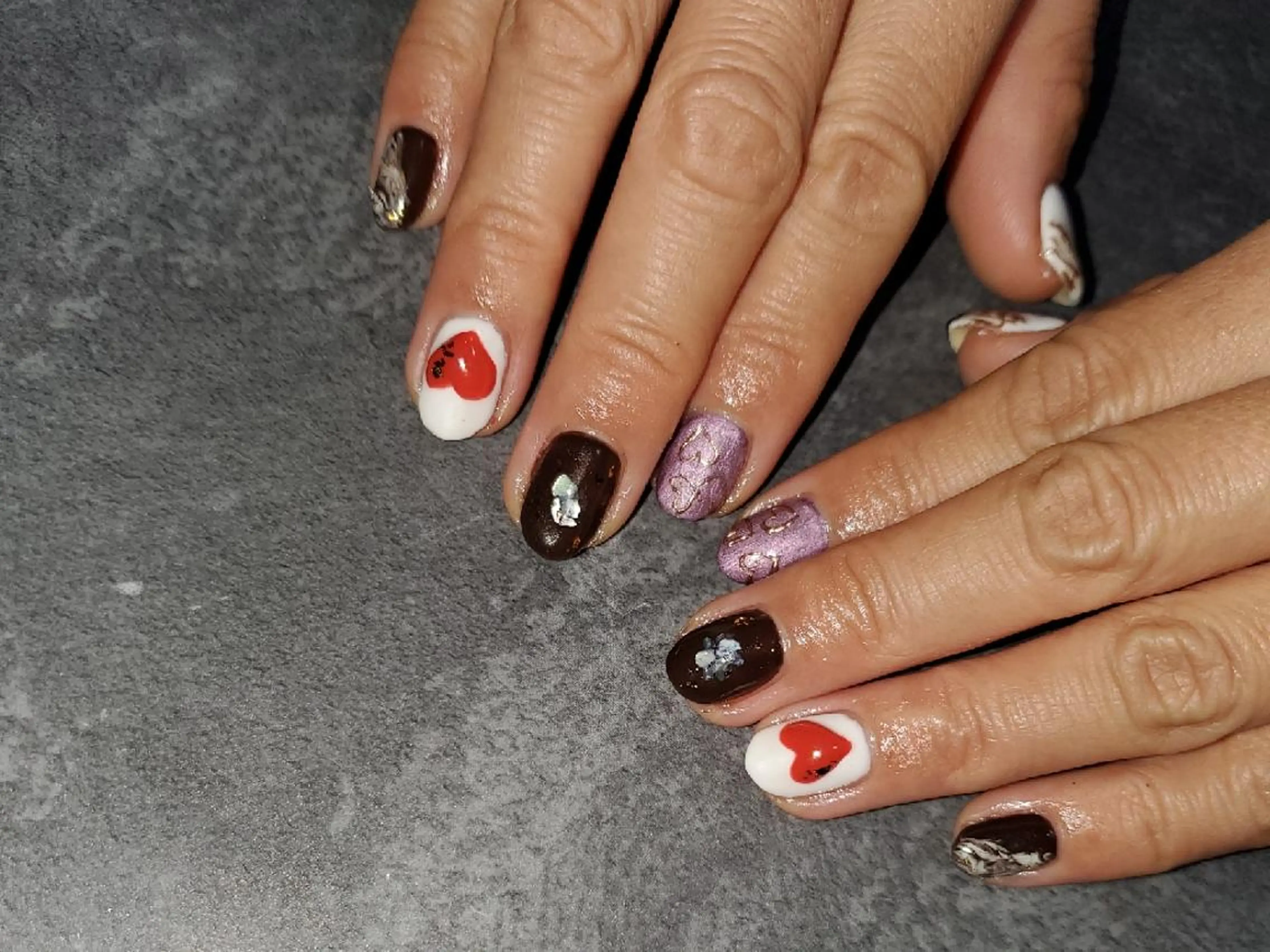 ネイル バレンタイン Lea,Nail所属・松橋 愛のネイルデザイン