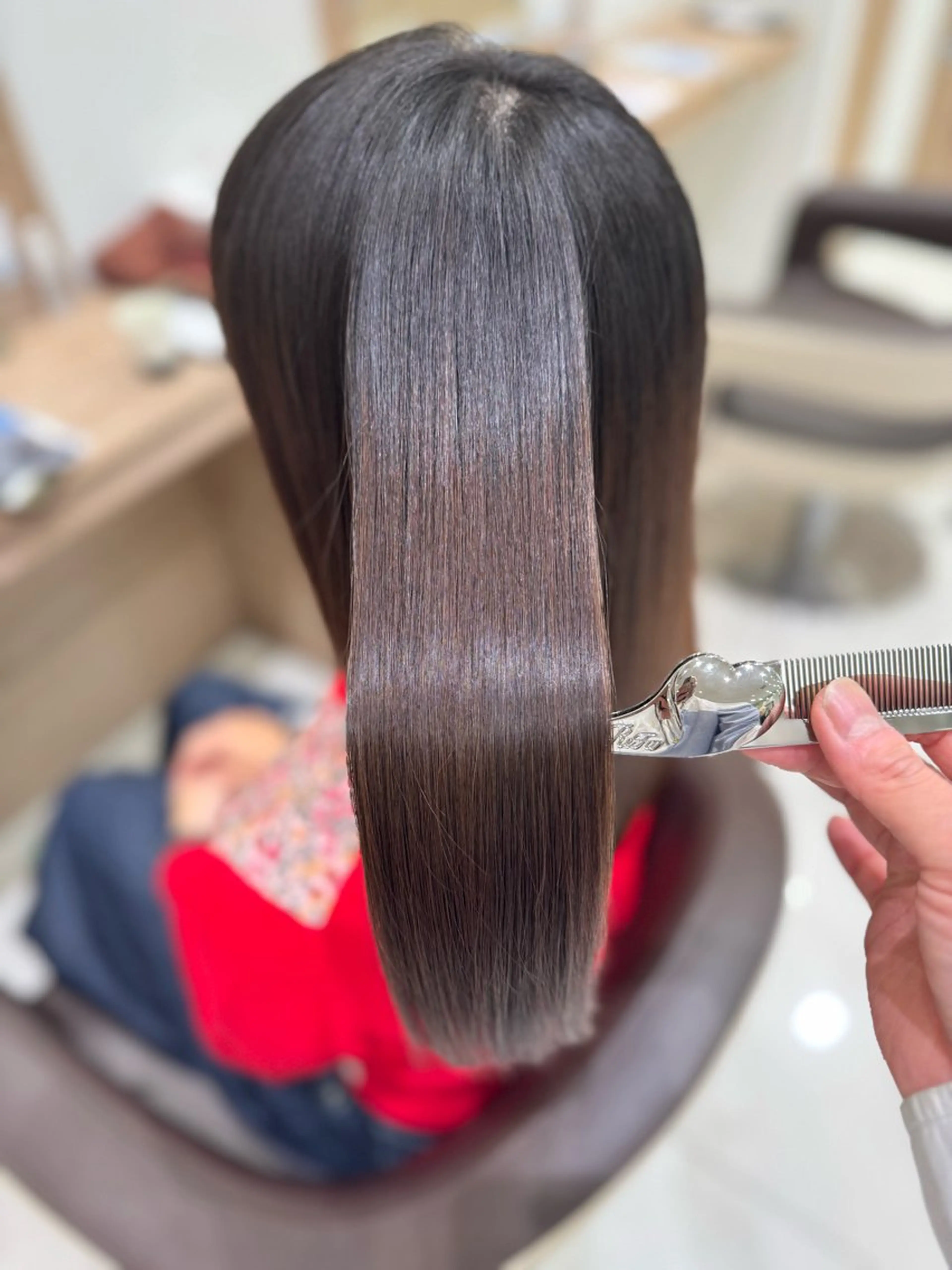 ロング カラー カット ヘアカラー トリートメント 指原 仁のヘアスタイル