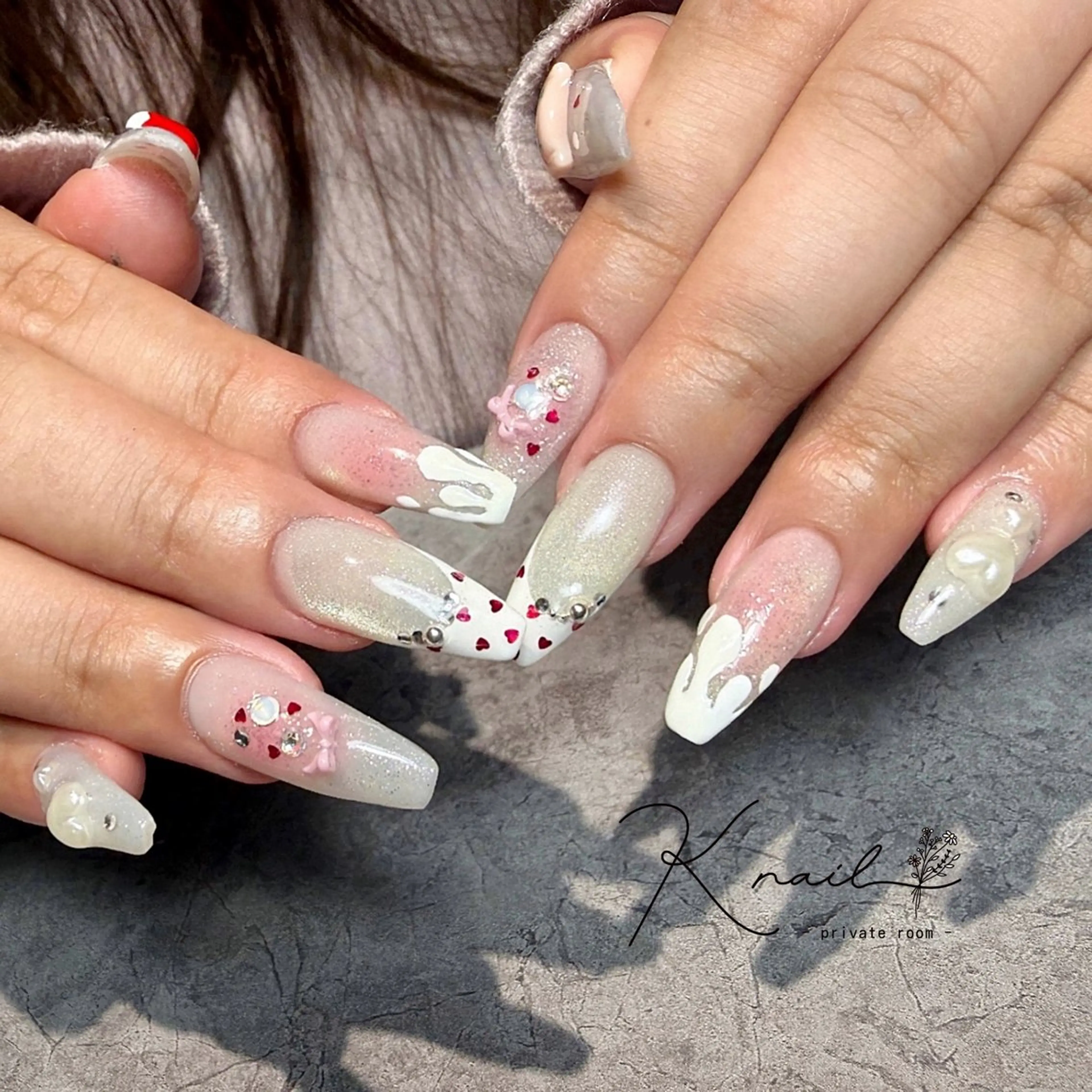 ネイル ハンドネイル K naiL所属・王 雅文のネイルデザイン