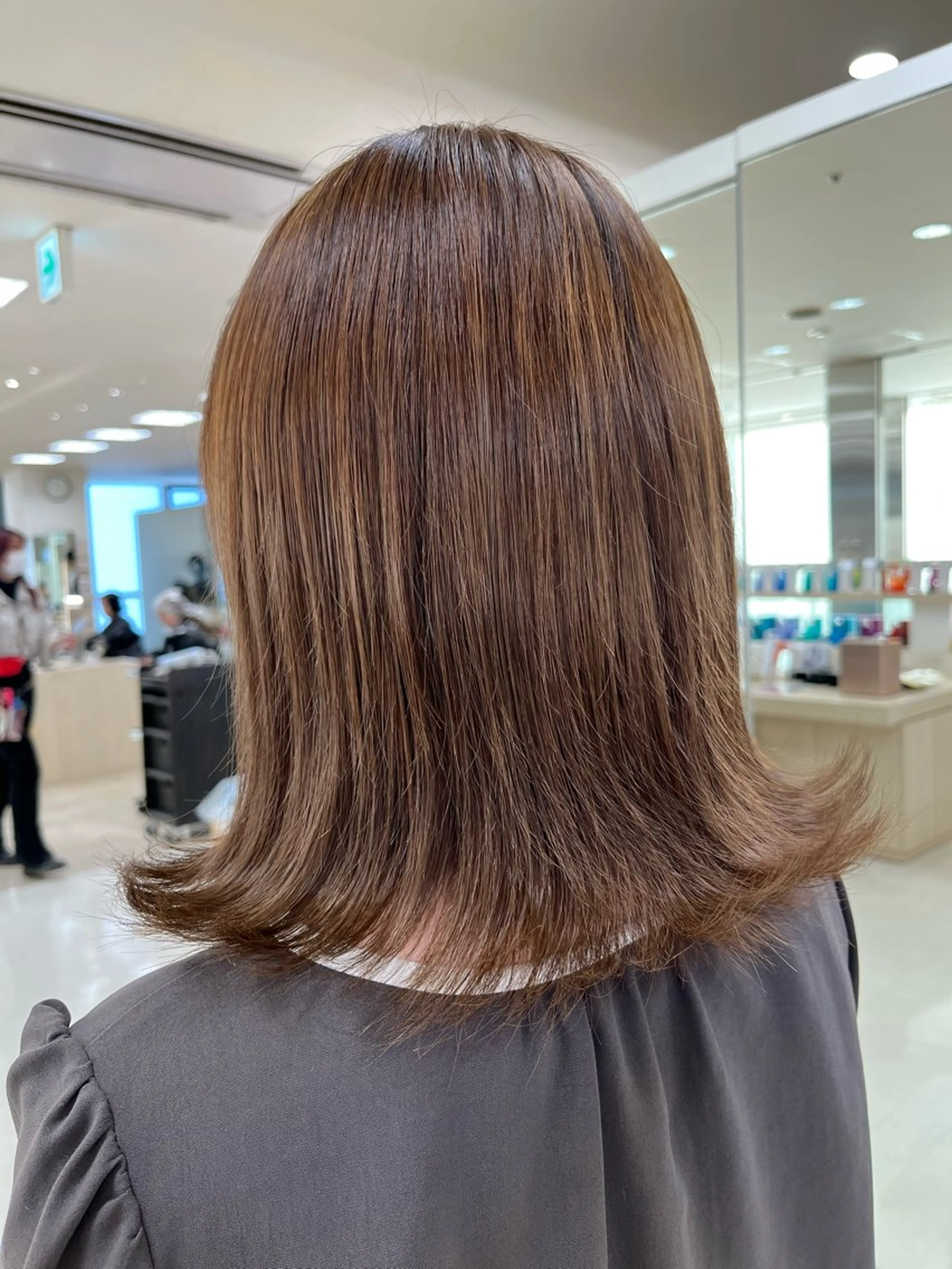 カラー 髪質改善/縮毛矯正/ 暖色カラー💫のヘアスタイル