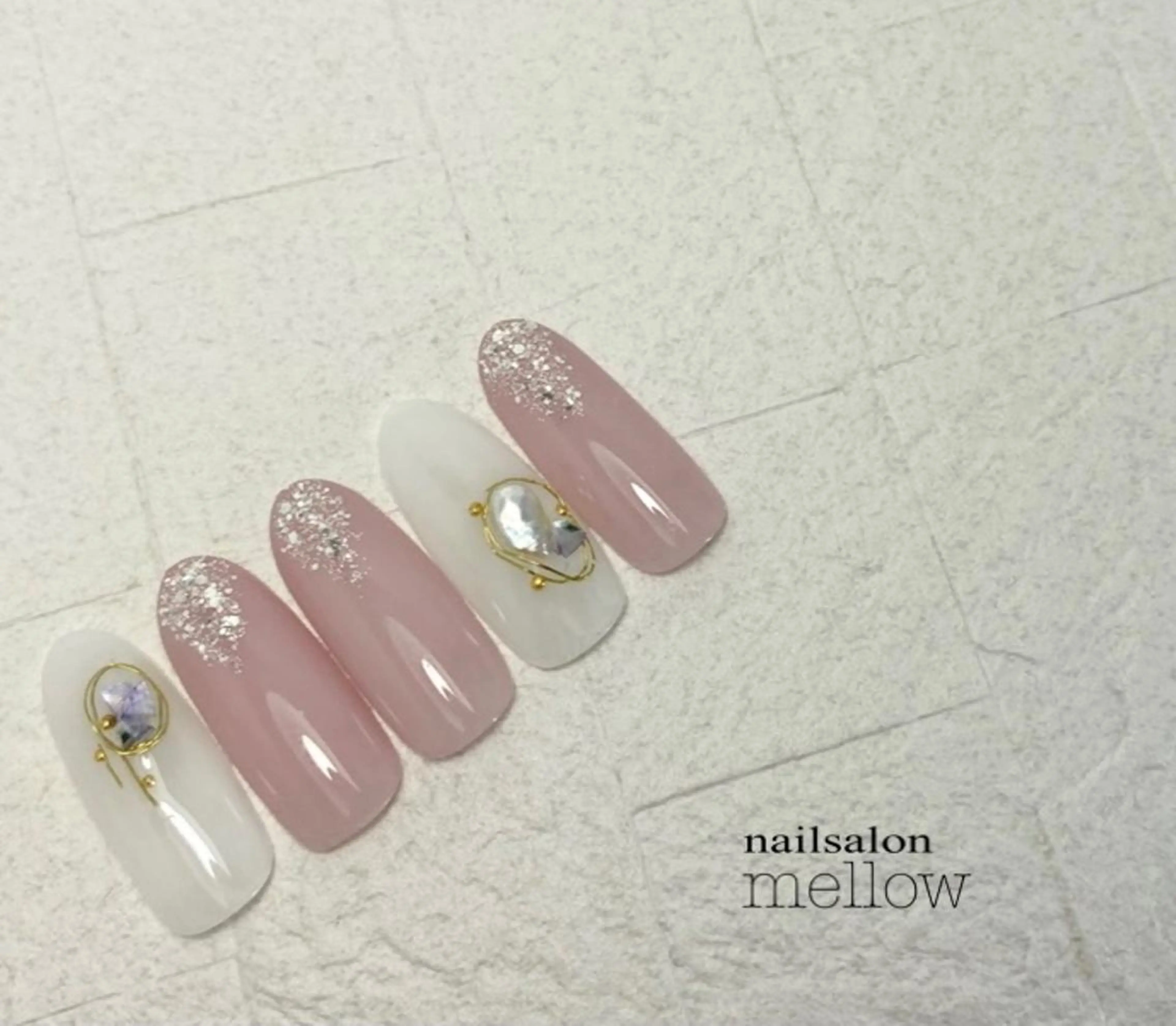 ネイル パープル 大山 浩美のネイルデザイン