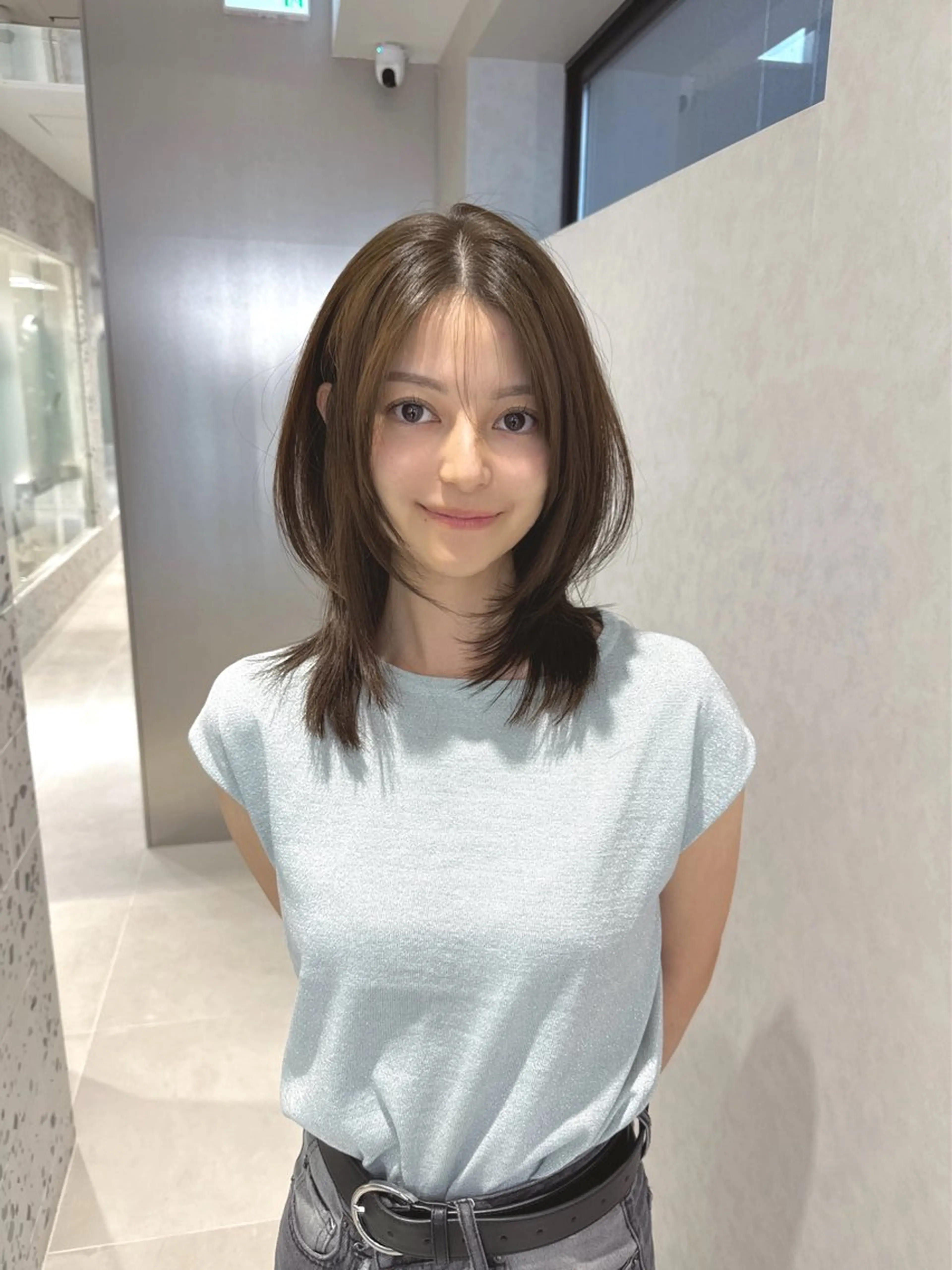 ミディアム カラー ベージュカラー ブリーチ ブリーチなしカラー カット ヘアカラー トリートメント LUMO所属・矢野 晃平のヘアスタイル