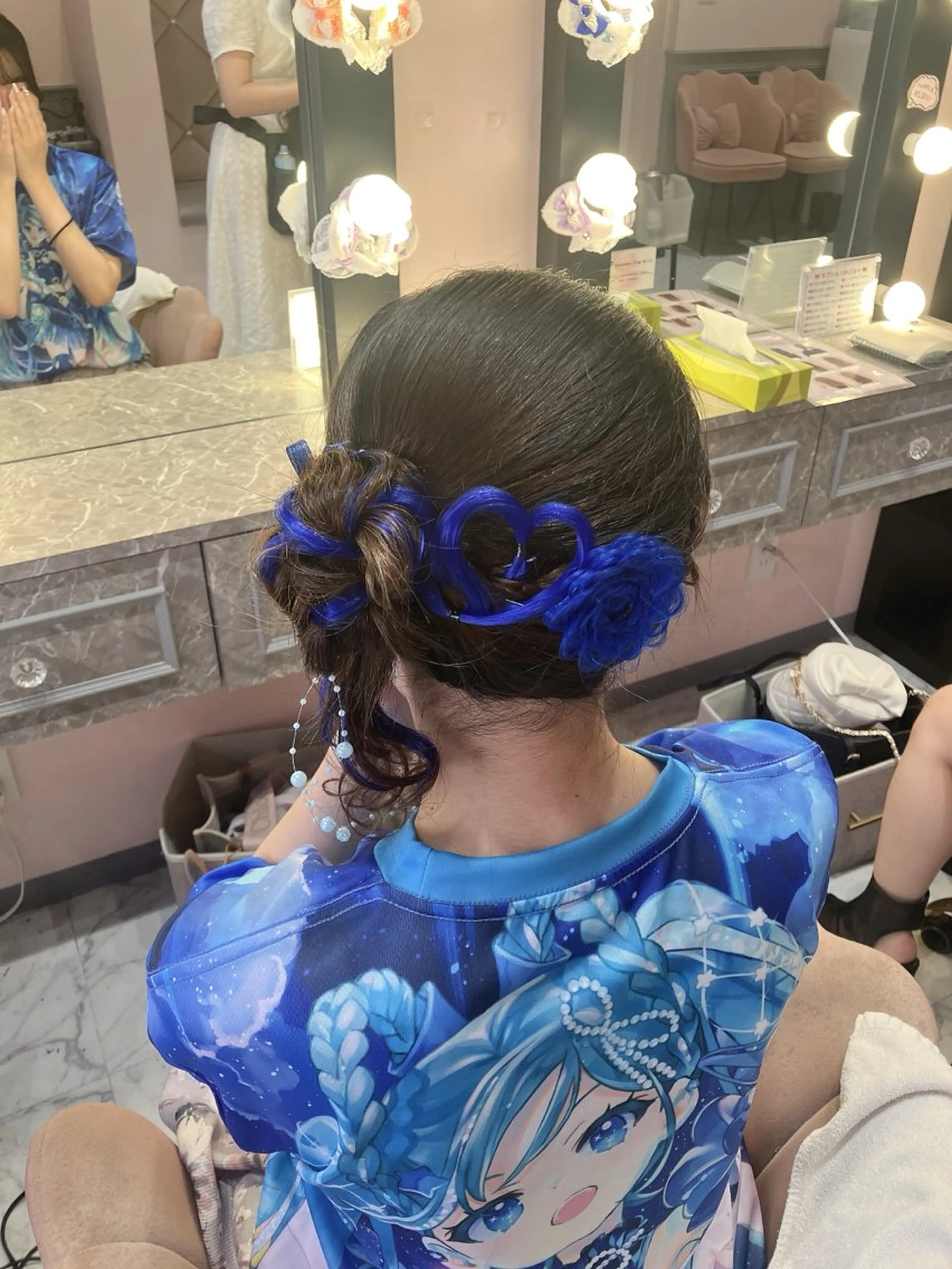 ロング ヘアアレンジ ヘアセット Seventeen 秋葉原　୨୧ あすかのヘアスタイル