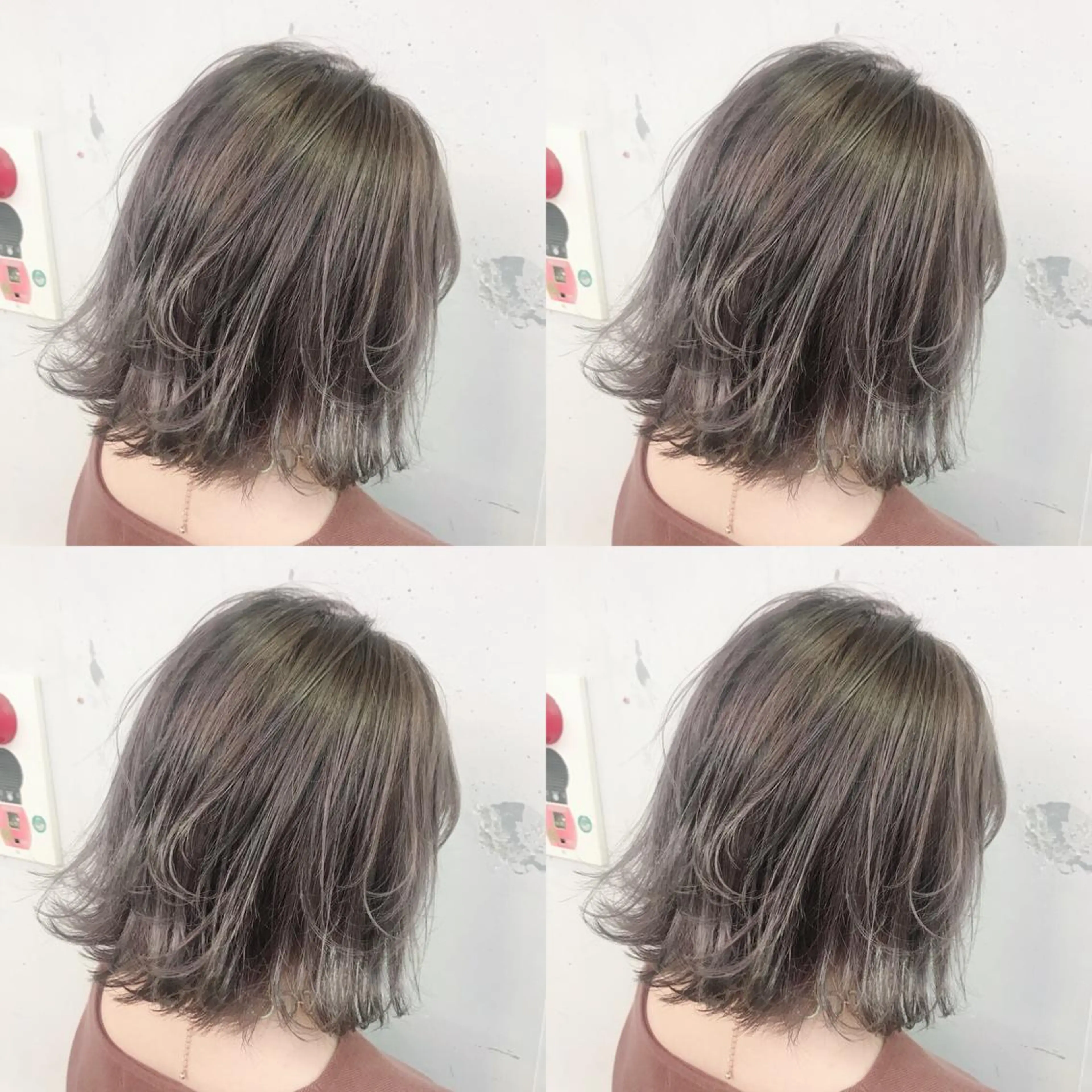 ショート カラー ヘアアレンジ キッズ ネイル マツエク・マツパ グラデーションカラー グレージュ グラデーション 垢抜け案内人 鈴木聖矢✂️のヘアスタイル