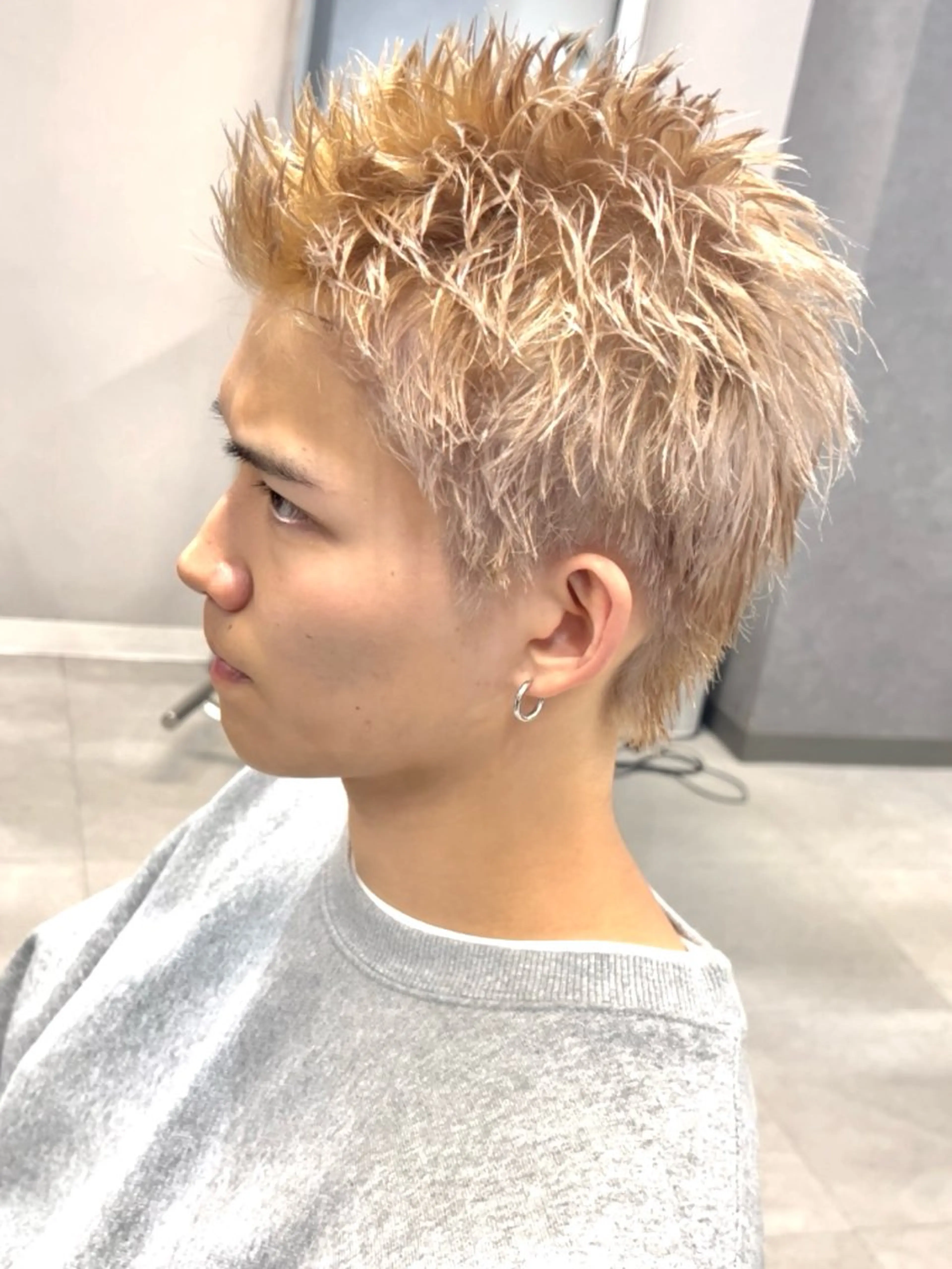 メンズ メンズブリーチ パーマ職人🔥池袋 こうたろうのヘアスタイル