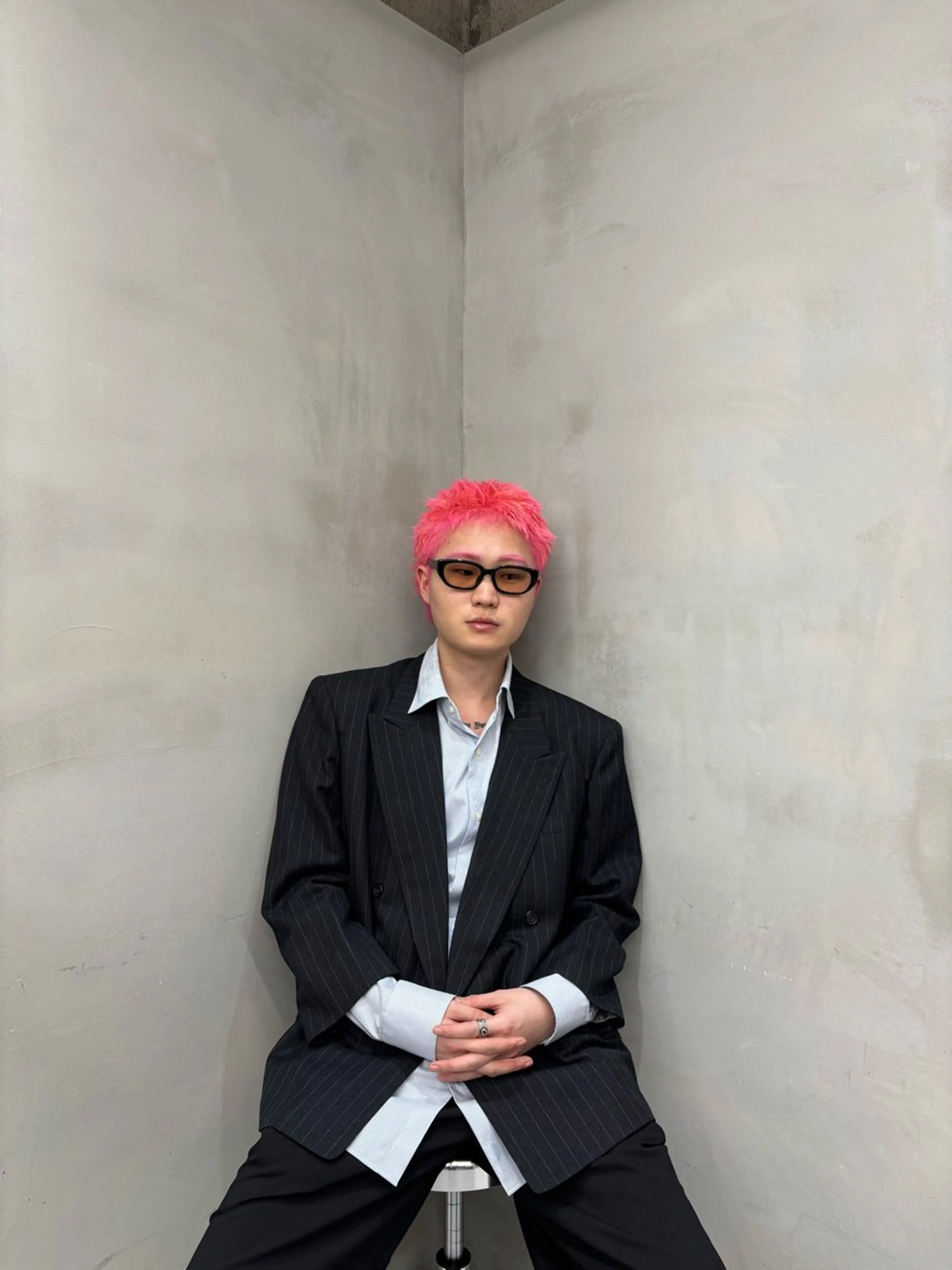 メンズ ヘアカラー トリートメント 🔱ハイトーン/ デザイン/ogi🔱のヘアスタイル