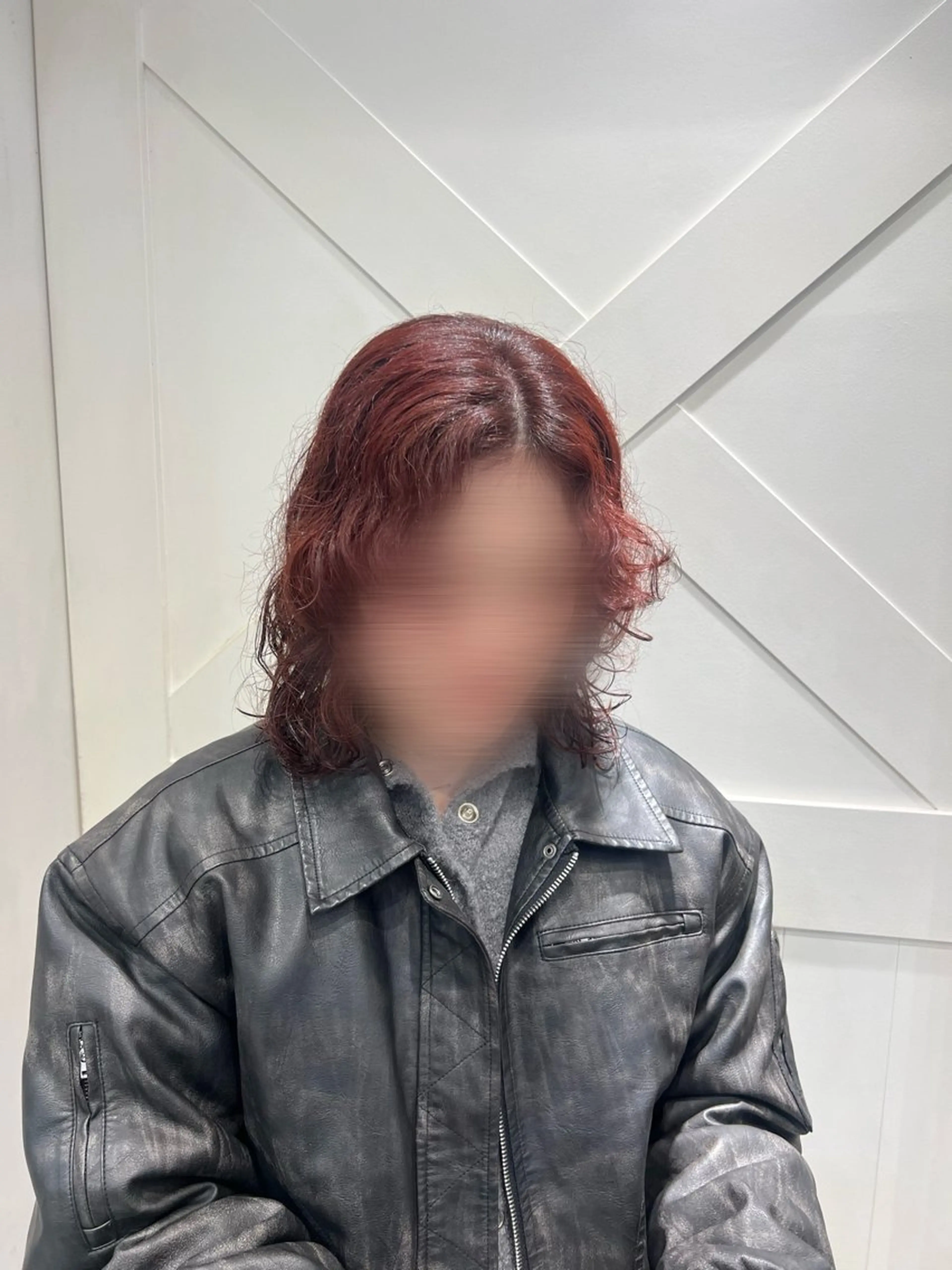 セミロング カット ヘアカラー しゅり/艶カラー/ シールエクステ🎀のヘアスタイル