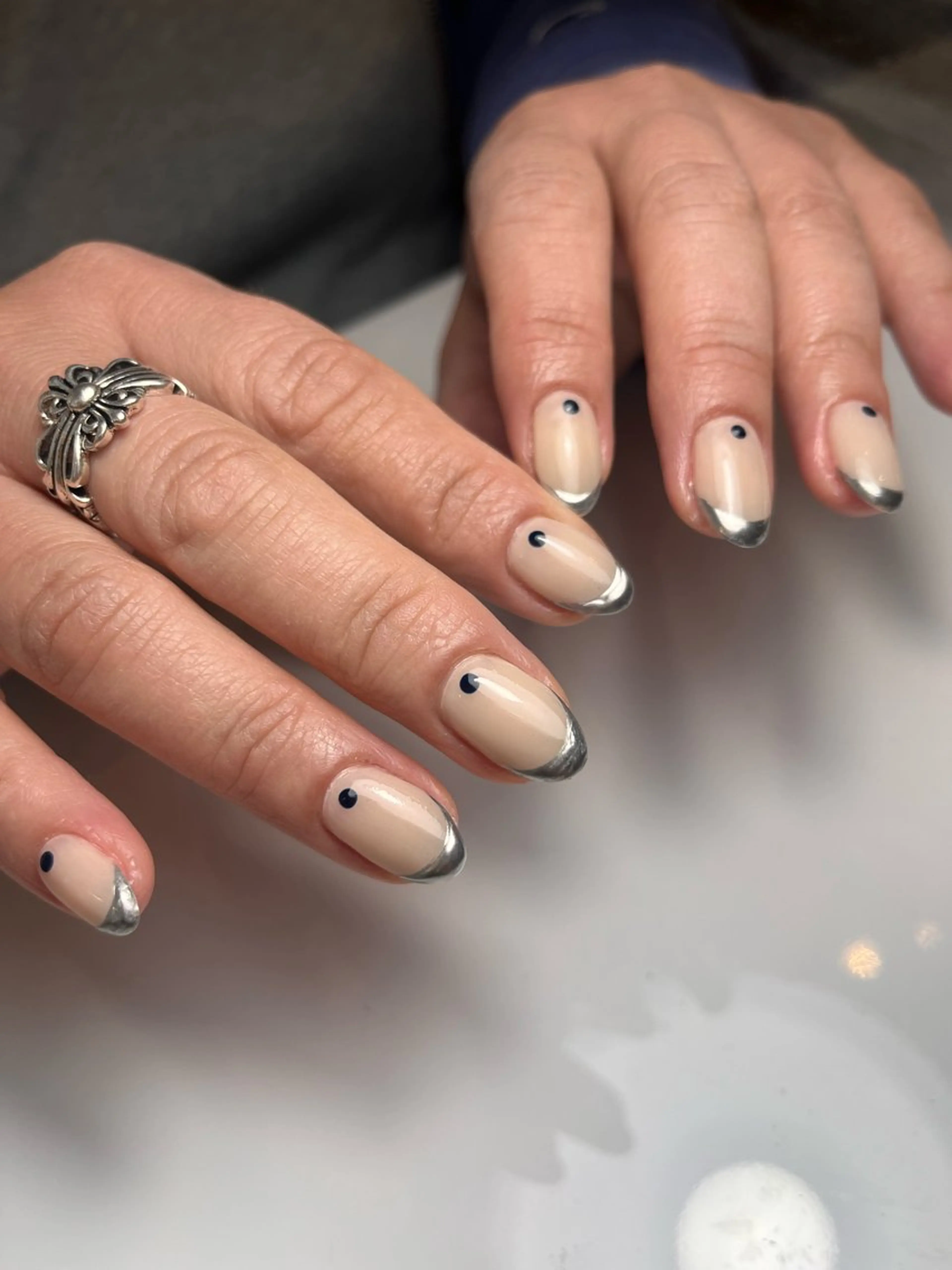 ネイル アートネイル フレンチネイル ballie／小野原 なつみのネイルデザイン