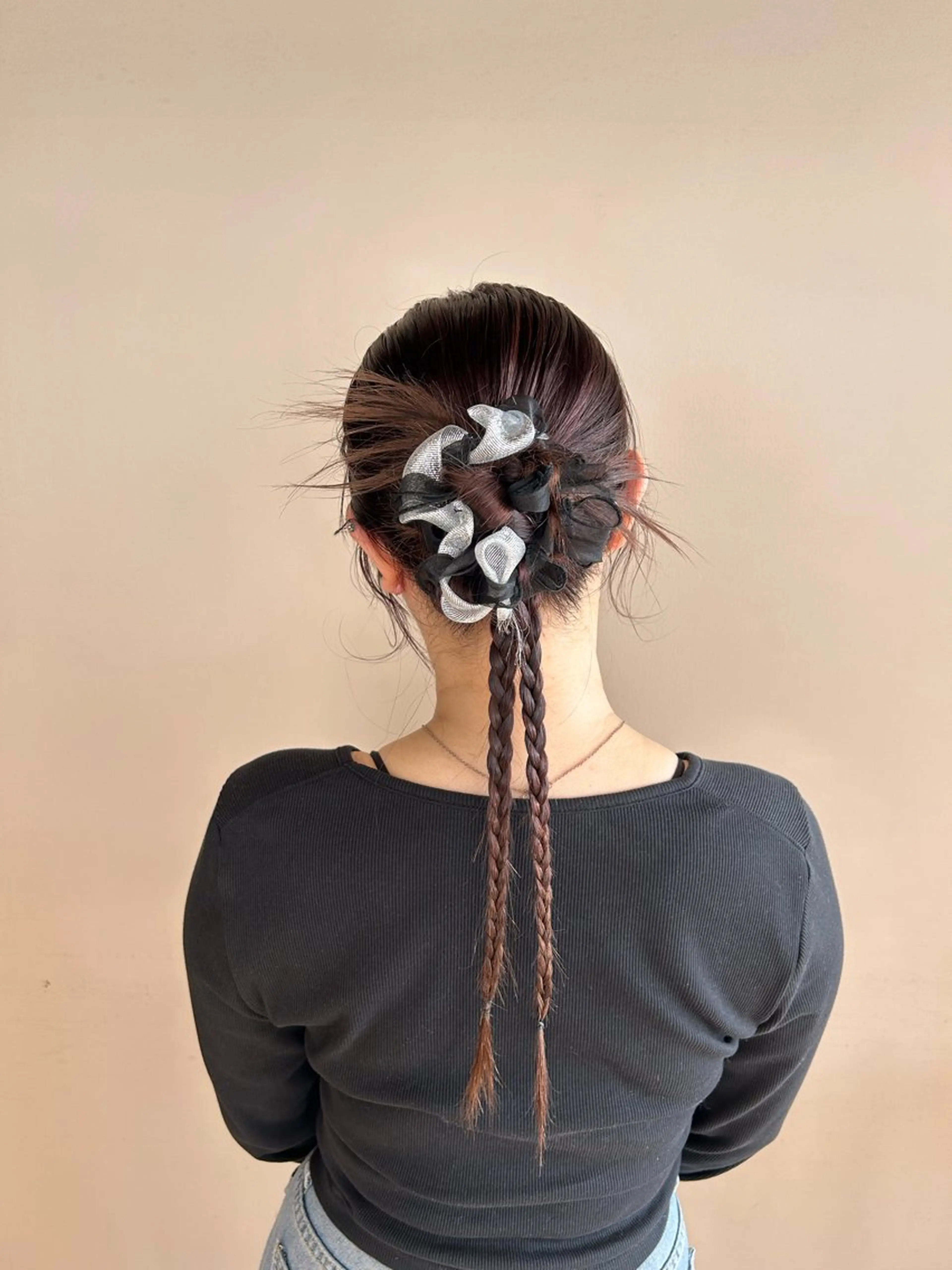 ロング ヘアセット 韓国ヘア/顔周り ヘアセット/加藤優里のヘアスタイル