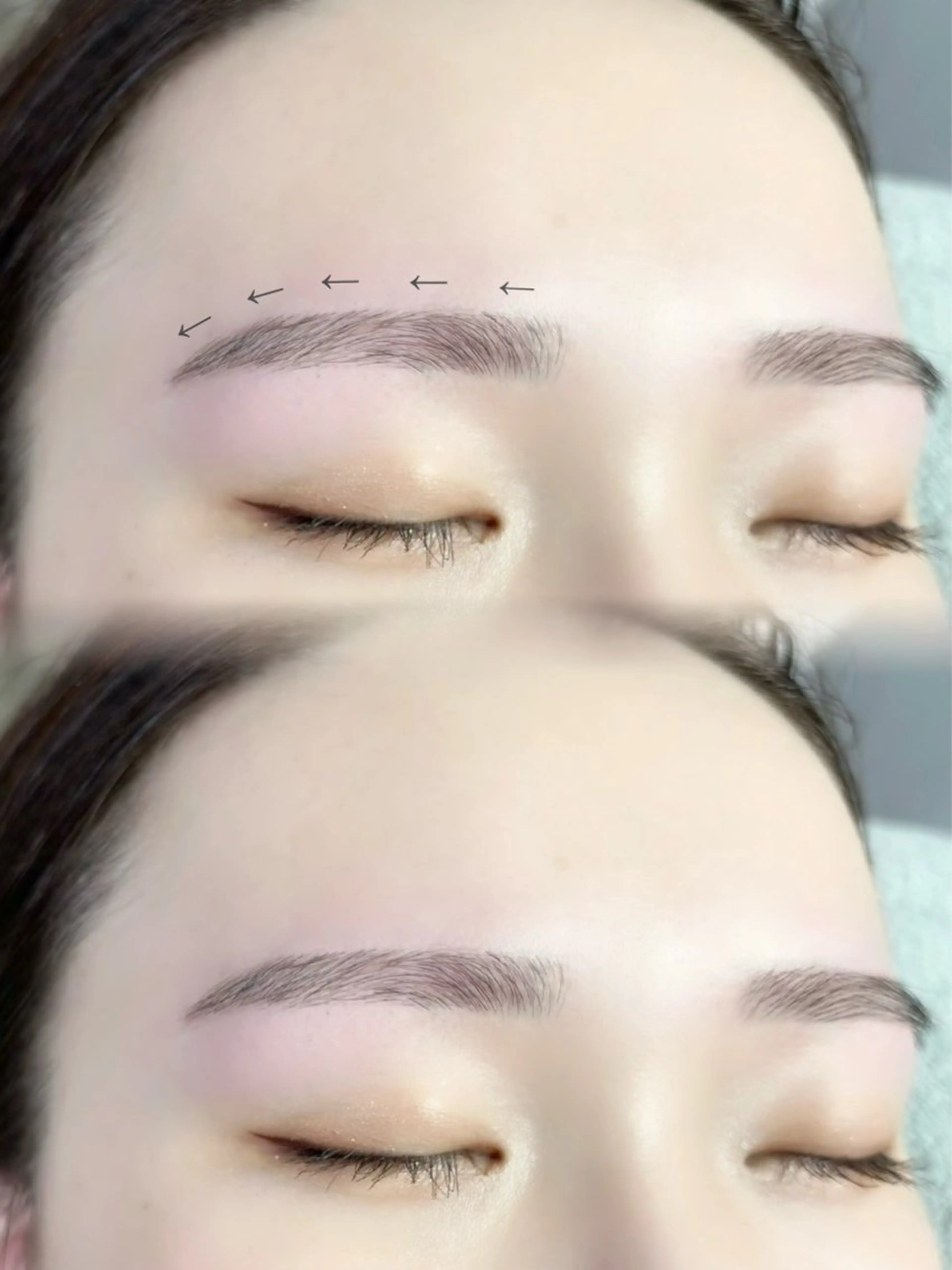 ୨୧ アイブロウwax脱毛୨୧  間引き・仕上げメイク付き  ⚠️詳細を必ずご確認くださいの写真