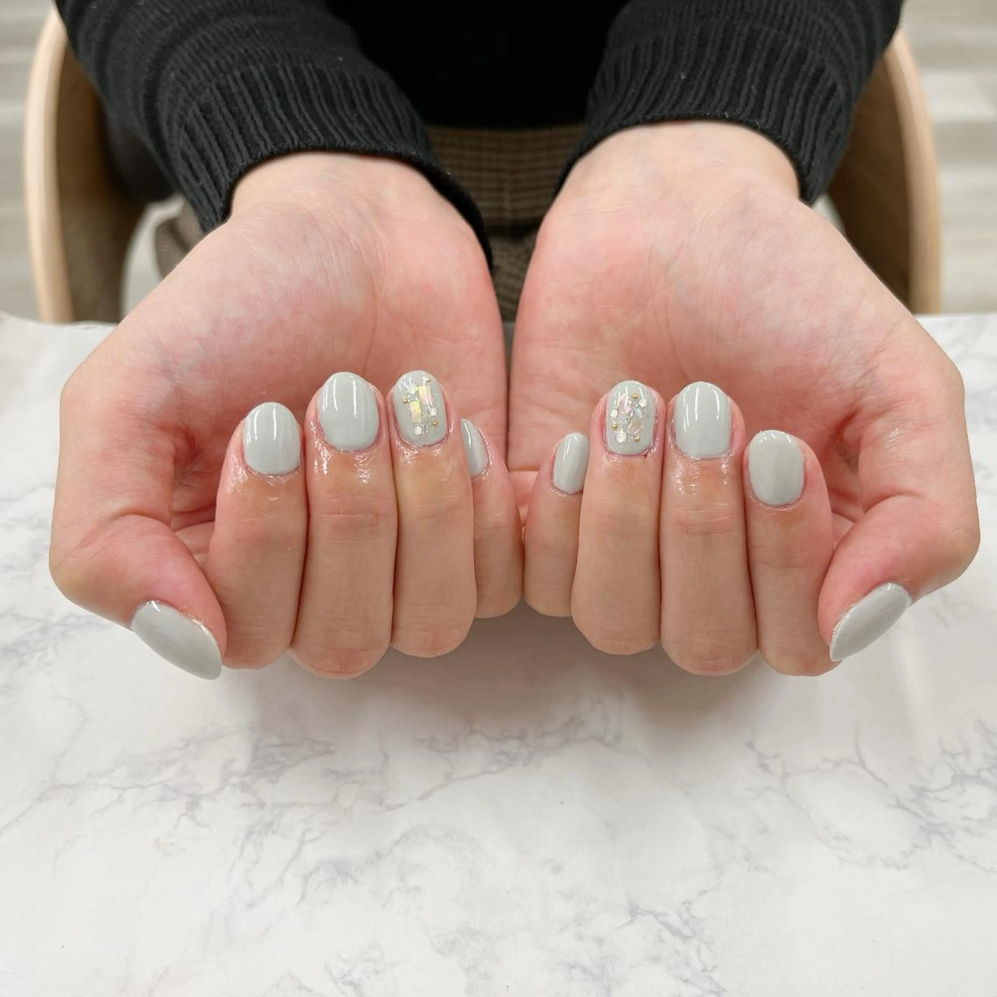 ネイル アートネイル ワンカラーネイル Bianca TORII🌞のネイルデザイン