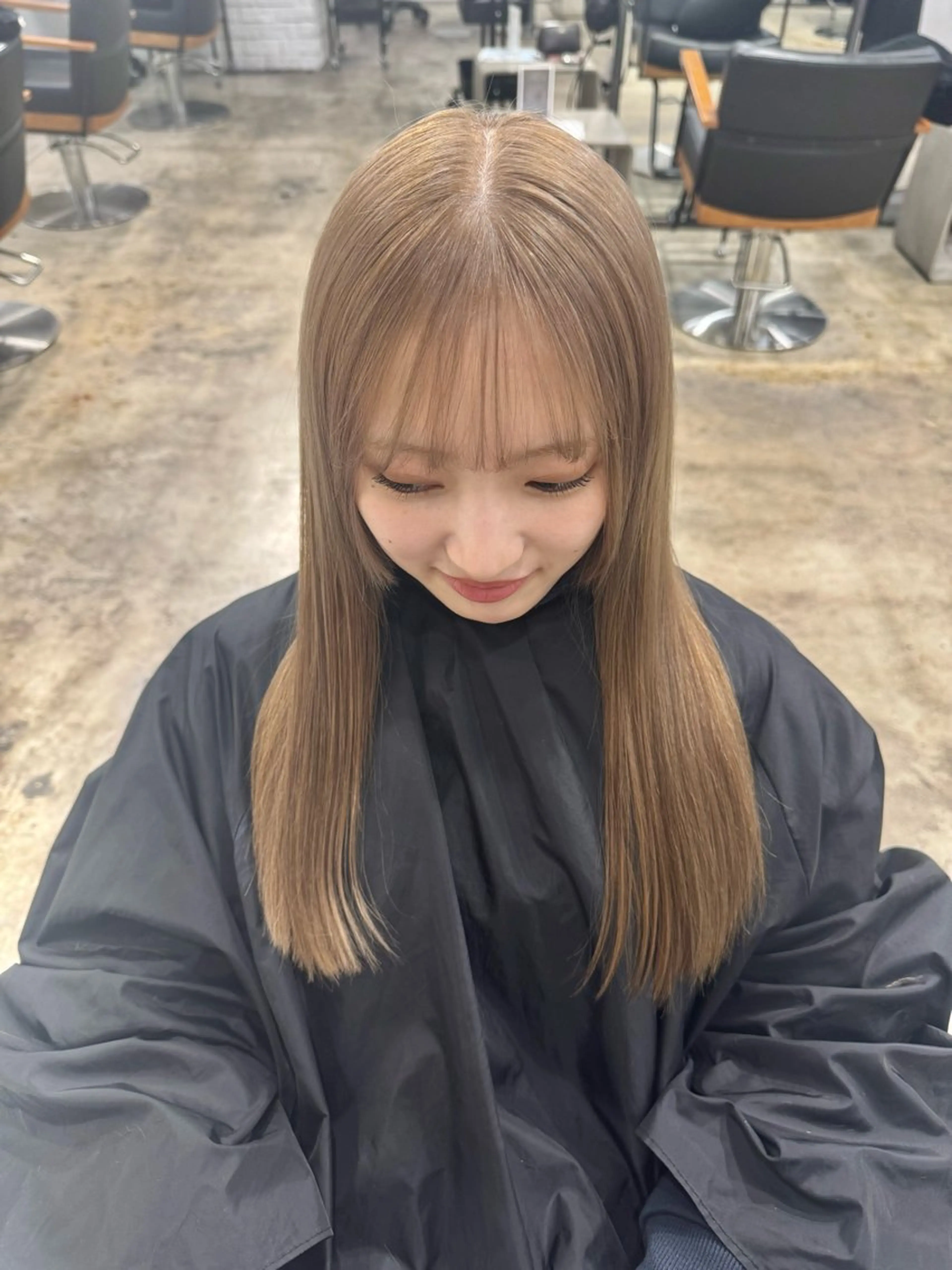 ロング カラー カット ヘアカラー トリートメント 🪽似合わせカラー RENA.🪽🩶のヘアスタイル