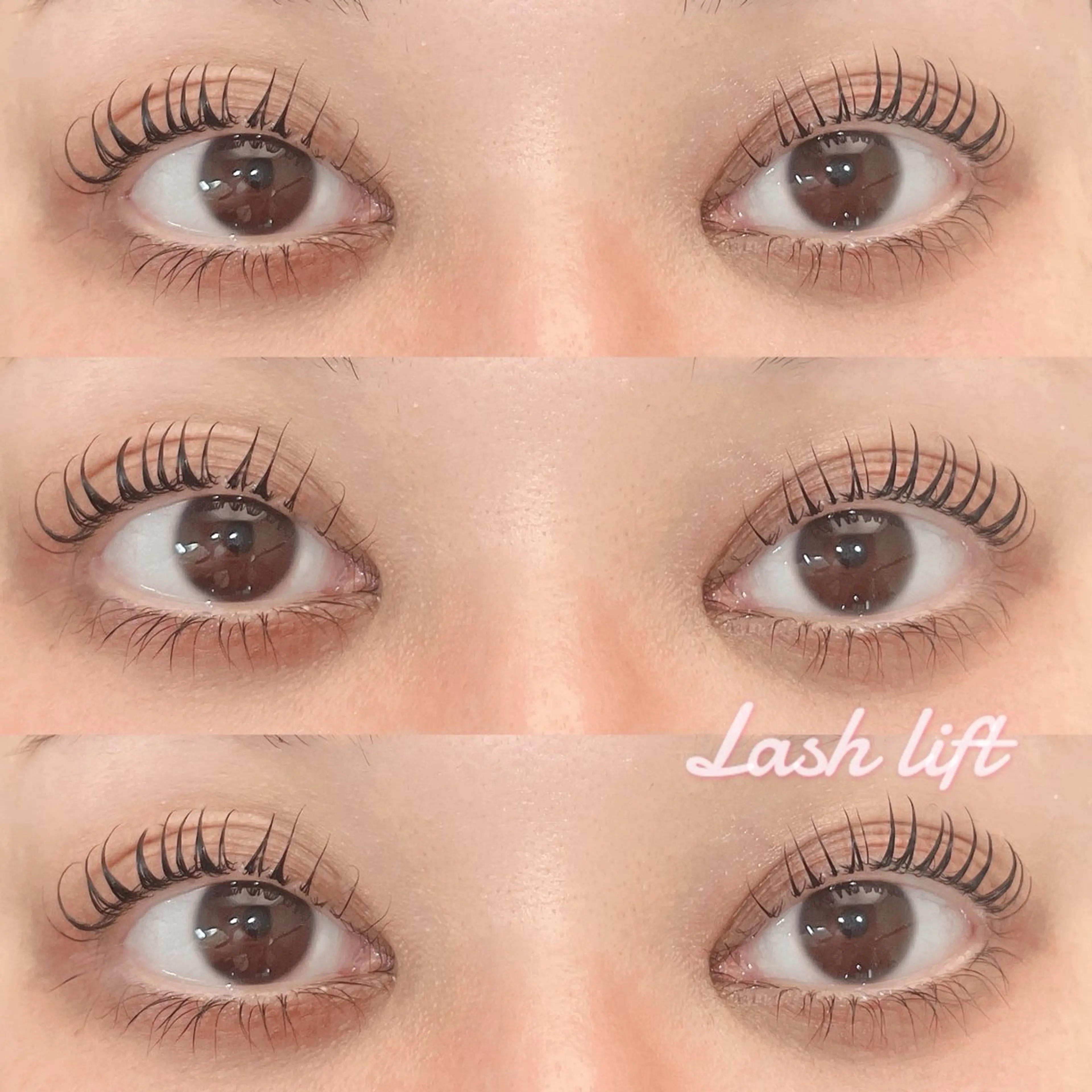 マツエク・マツパ フラットラッシュ 韓国風マツエク パリジェンヌラッシュリフト 下まつげエクステ 一重×まつ毛パーマ マツパ Rairia momoka🎀✨のマツエク・マツパデザイン