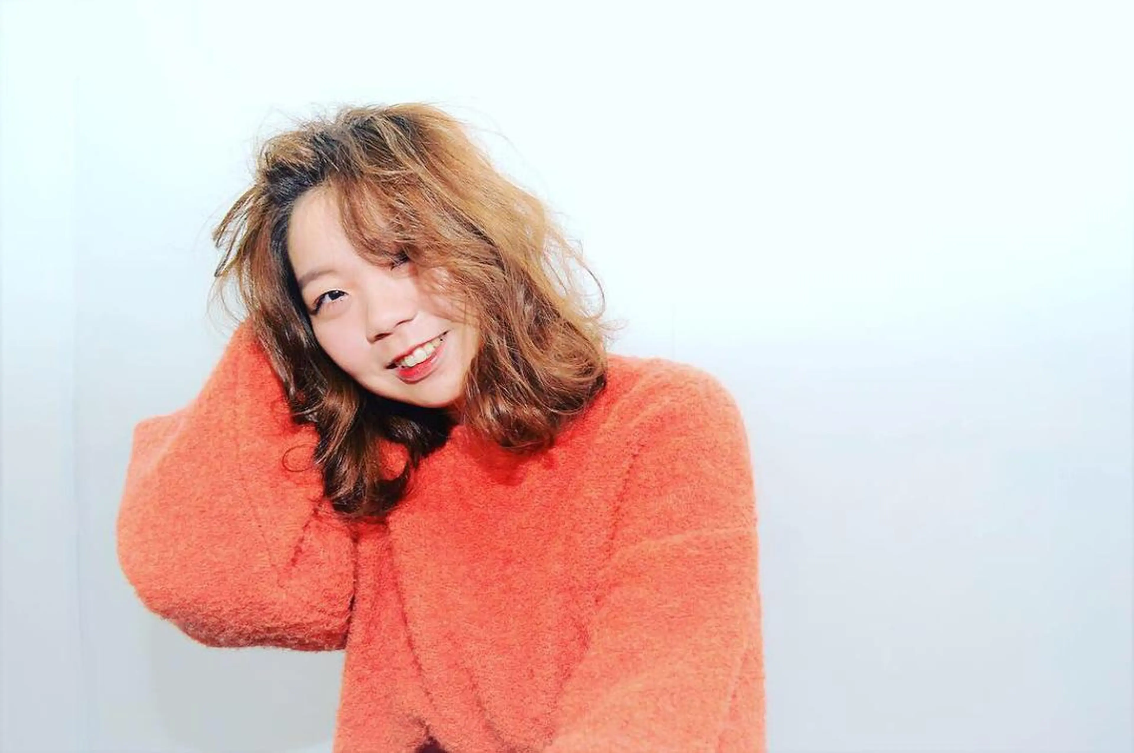 ミディアム カラー パーマ カット パーマ トリートメント 天王寺区🌟大好評店 malcカット◎矯正のヘアスタイル