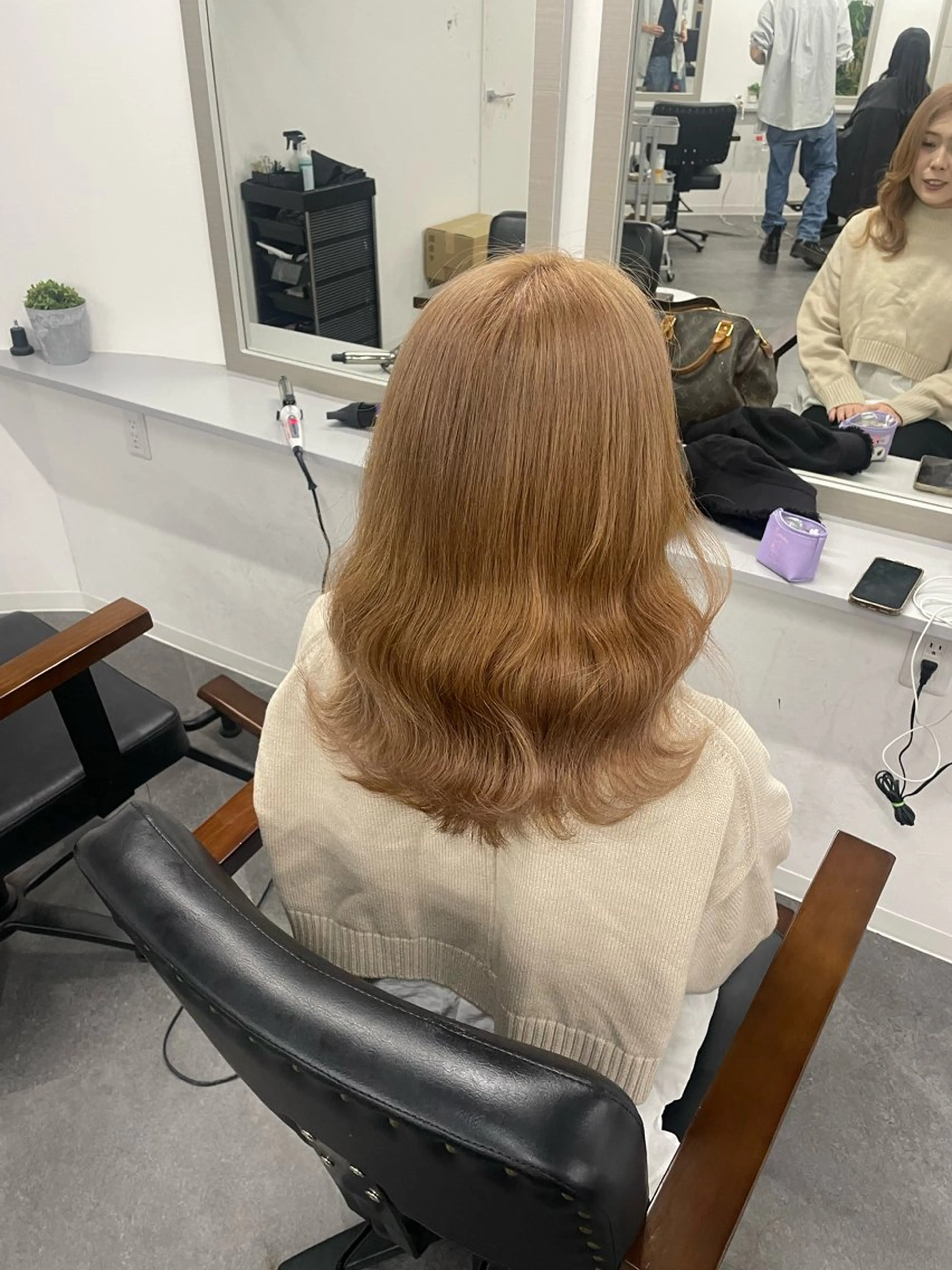 セミロング ヘアカラー soyon心斎橋所属・♡透明感/艶カラー/ M a I ♡のヘアスタイル